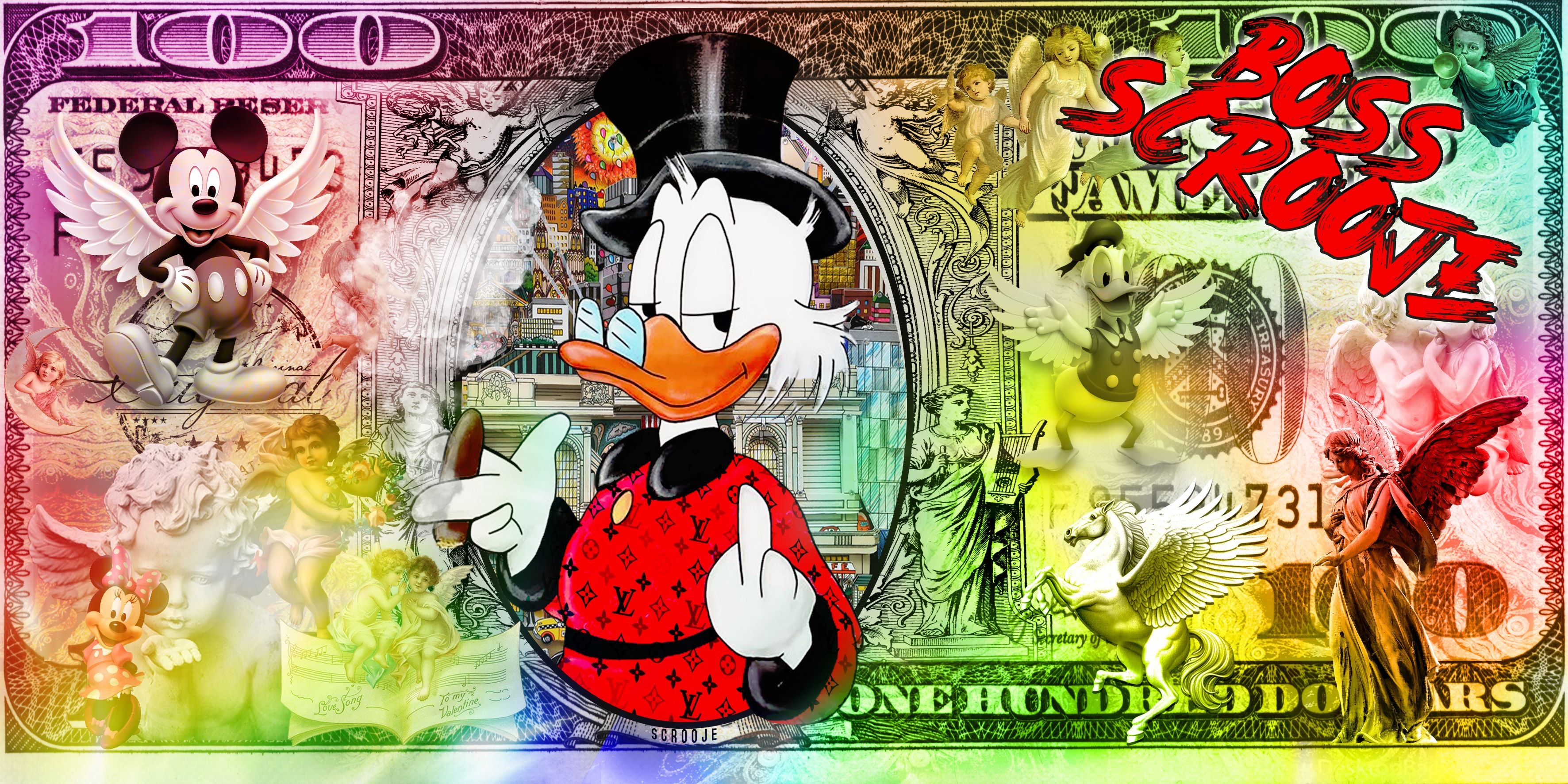 Fototapete BOSS DONALD DOLLAR