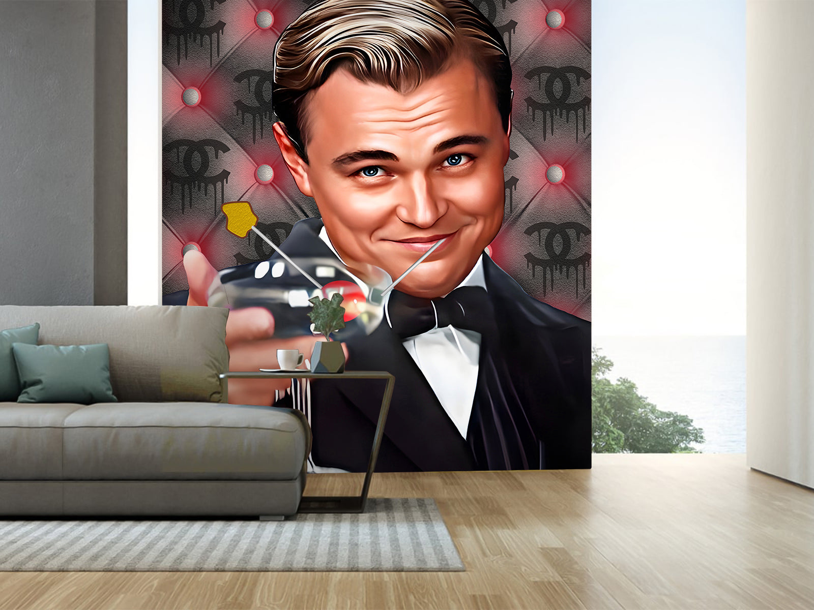 Vlies Tapete XXL Poster Fototapete LEONARDO GATSBY