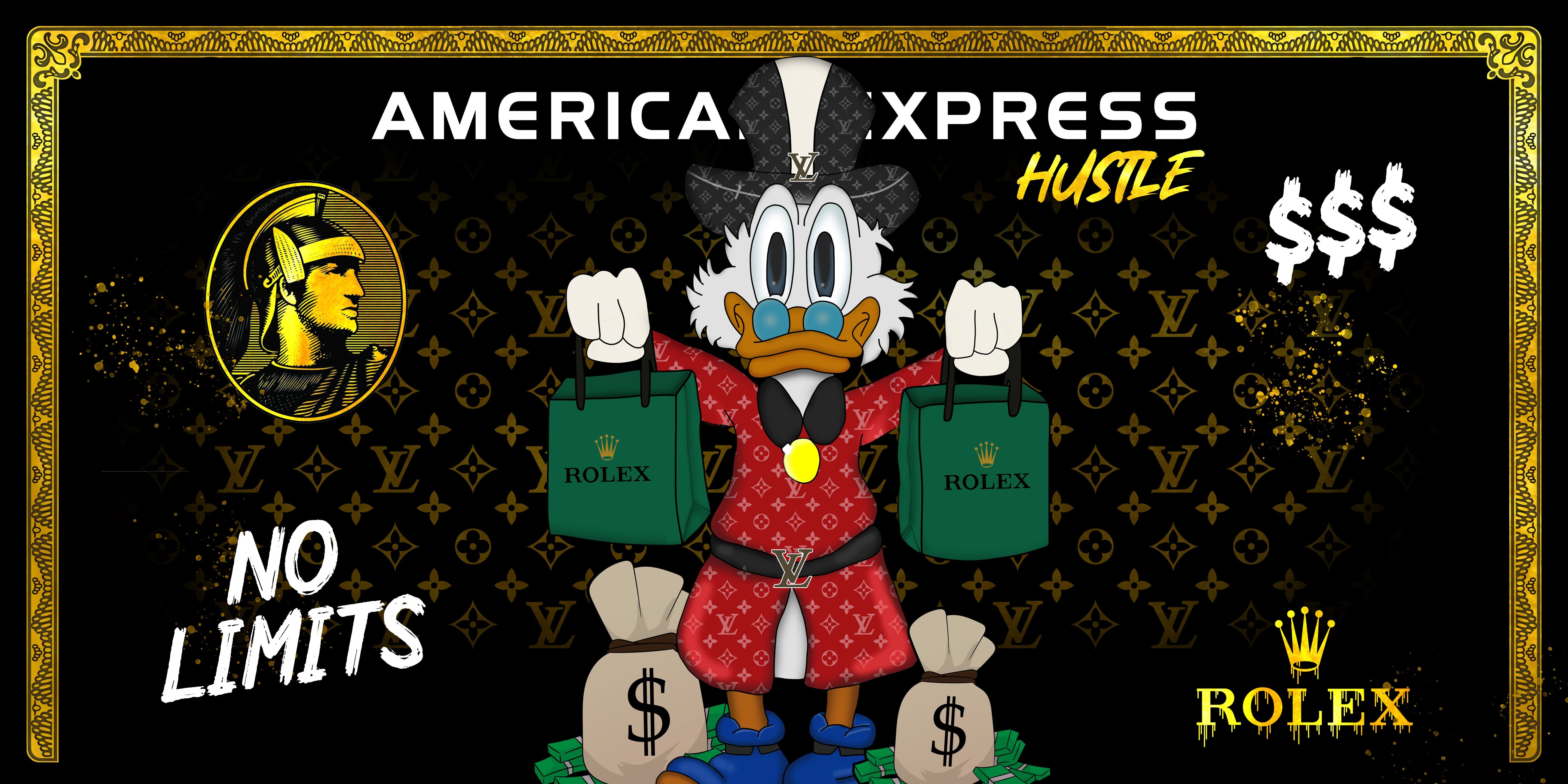 Fototapete AMERICAN EXPRESS DUCK DOLLAR