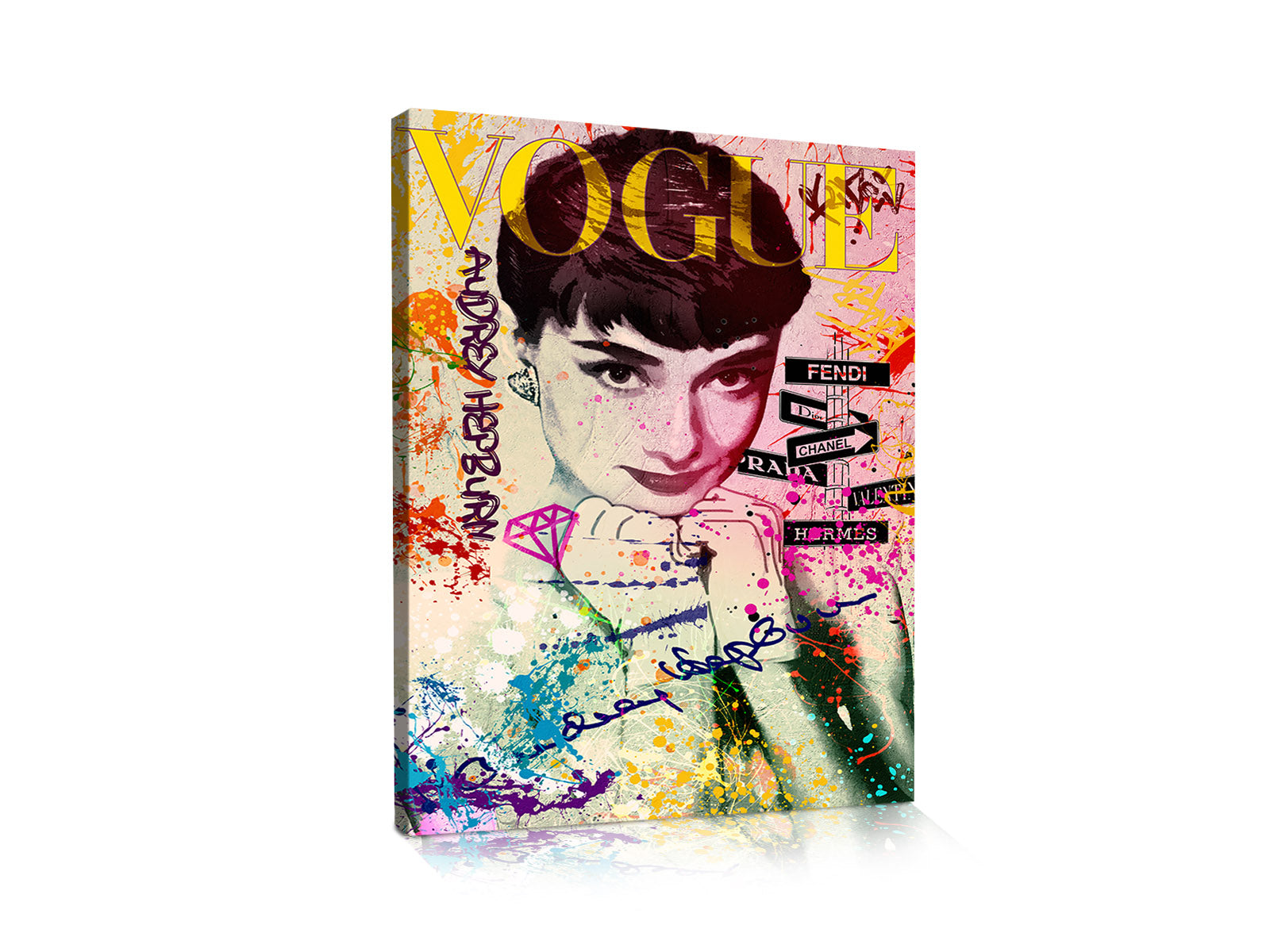 Magnettafel Pinnwand AUDREY HEPBURN