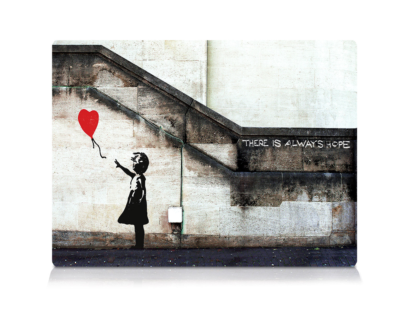 Magnettafel Pinnwand BANKSY KID BALLON