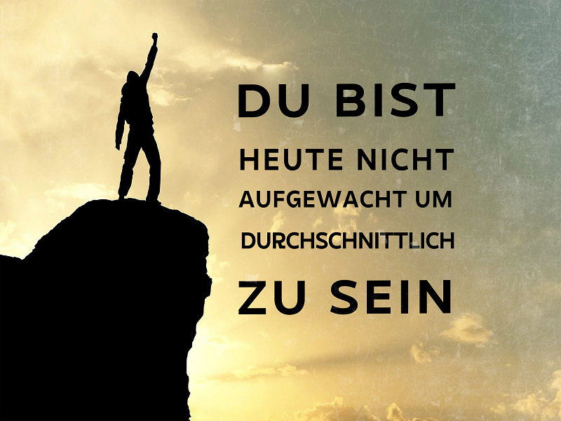 Vlies Tapete XXL Poster Fototapete MOTIVATIONAL ART