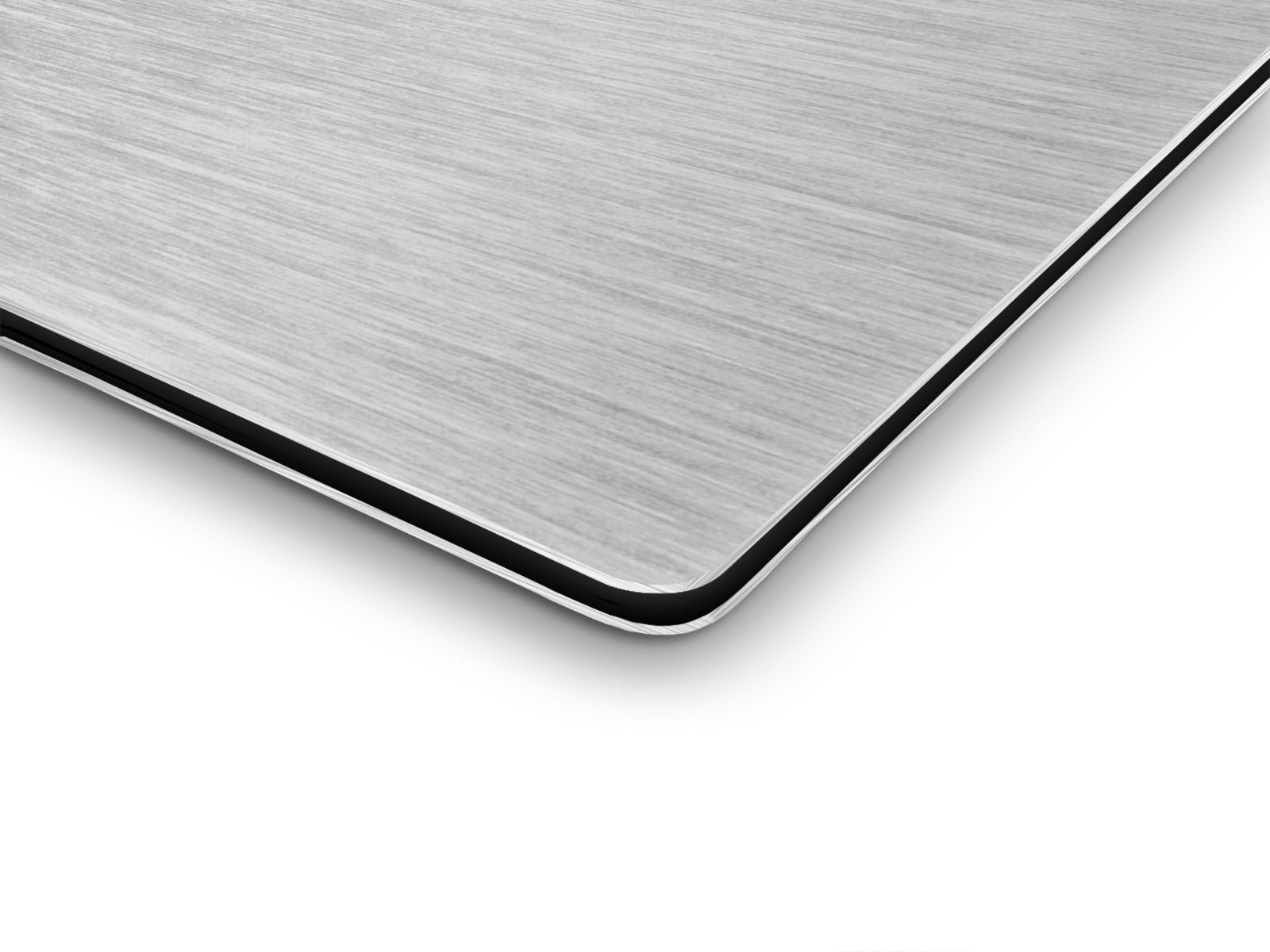 Magnettafel Pinnwand XXL Edelstahl Metalloptik gebürstet