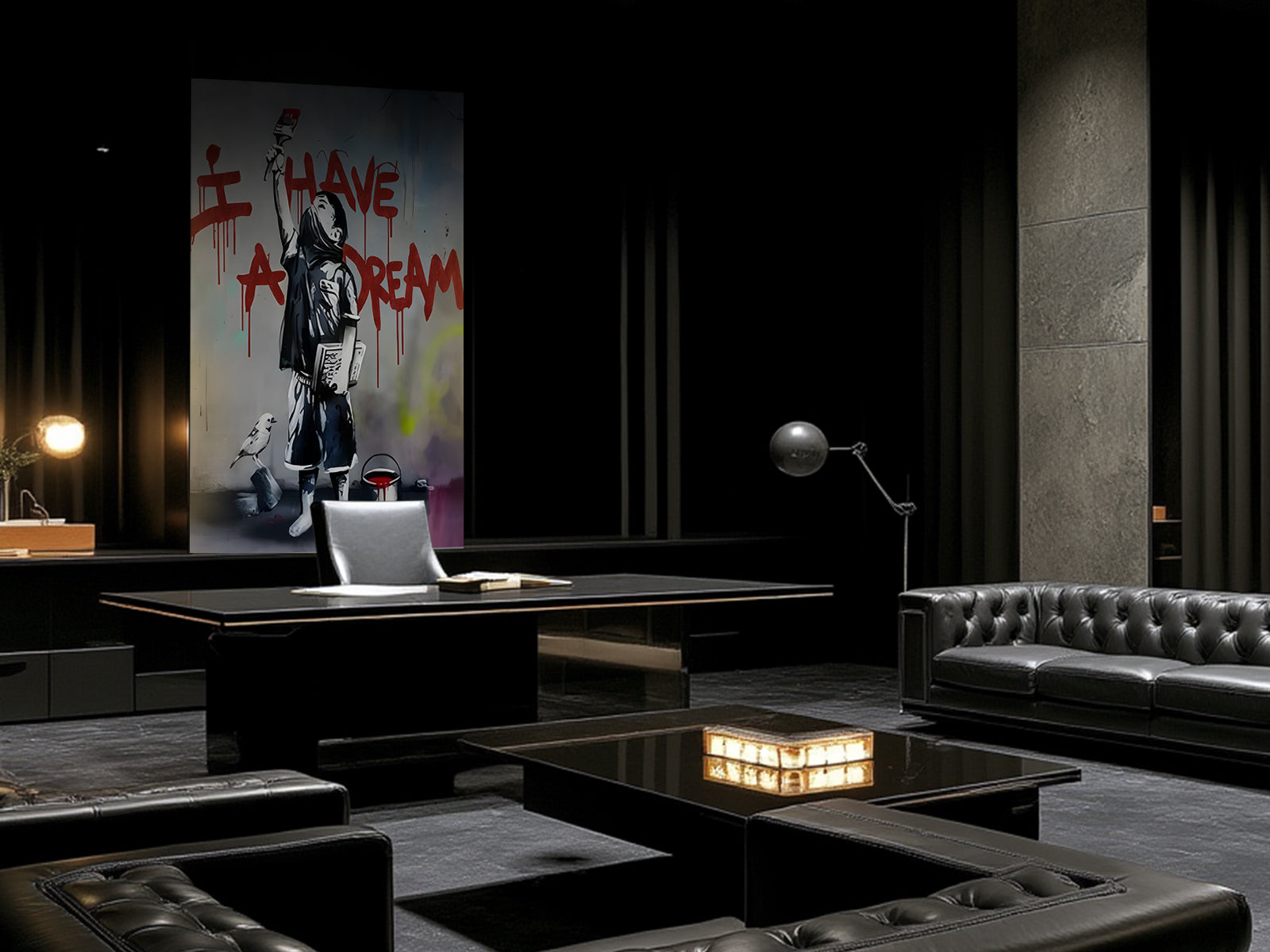 Vlies Tapete XXL Poster Fototapete BANKSI KID