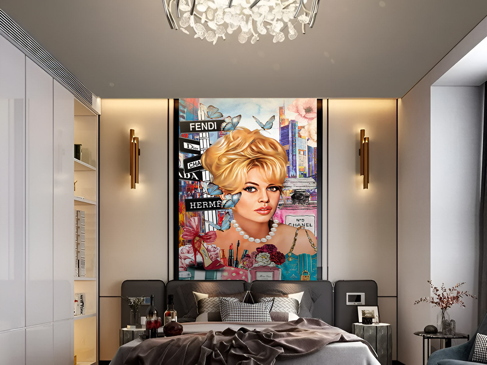 Fototapete BRIGITTE BARDOT LUXUS MARKEN