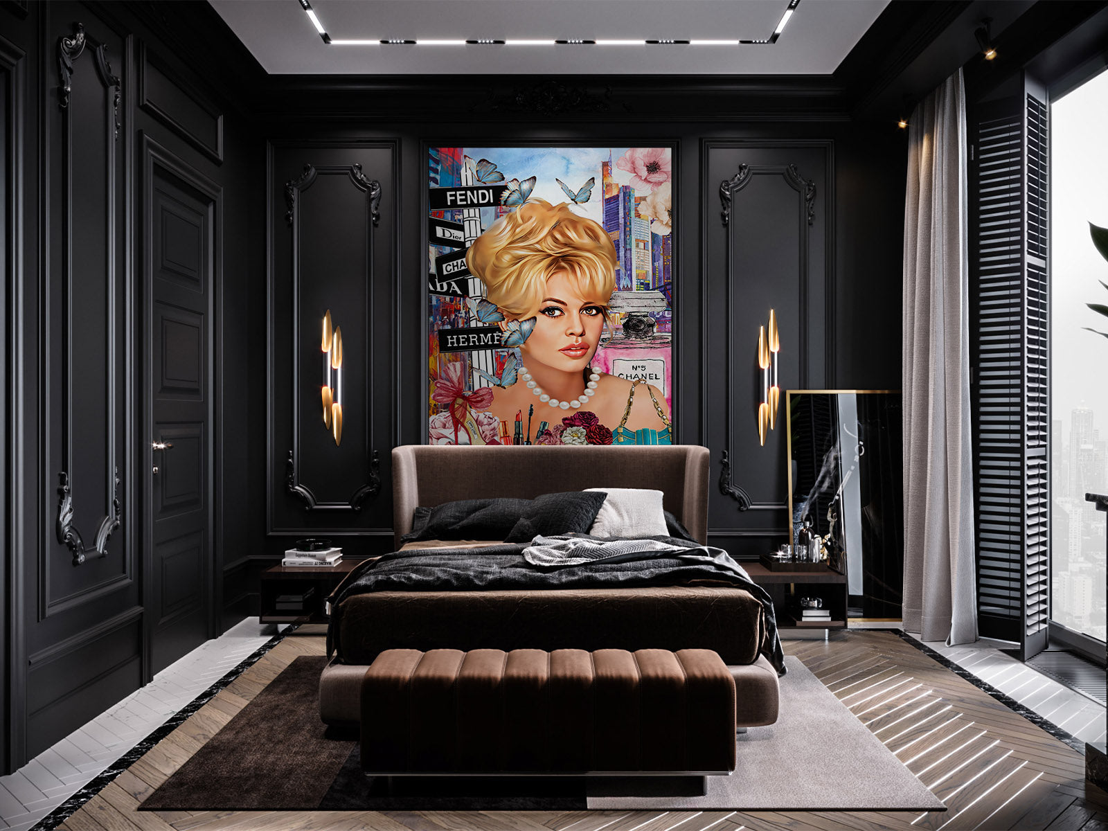 Fototapete BRIGITTE BARDOT LUXUS MARKEN