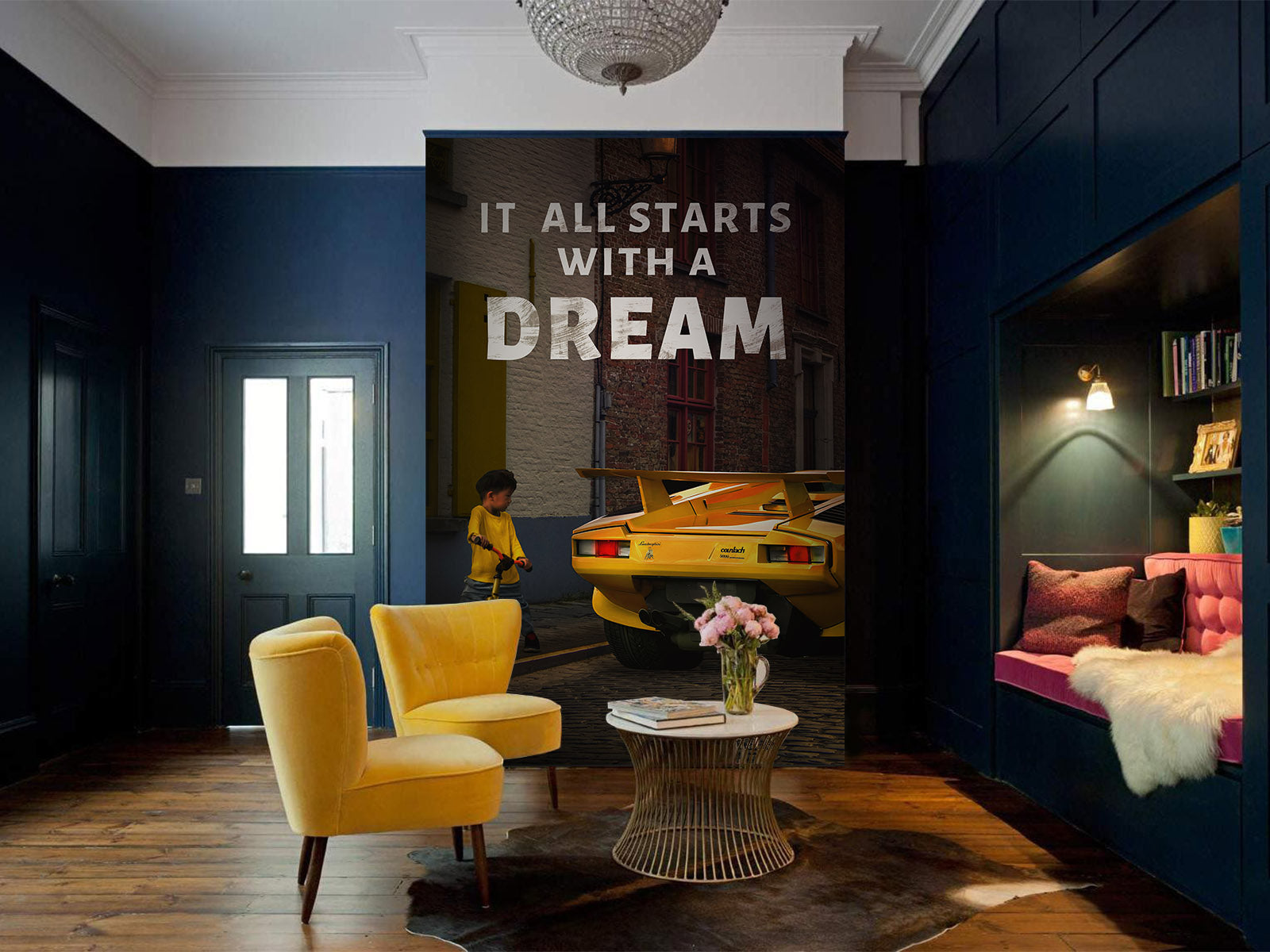 Fototapete All starts with a Dream