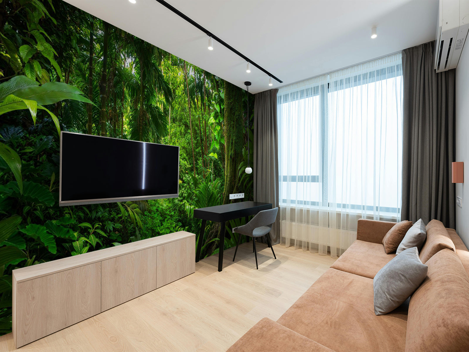 Vlies Tapete XXL Poster Fototapete Dschungel Jungle Urwald