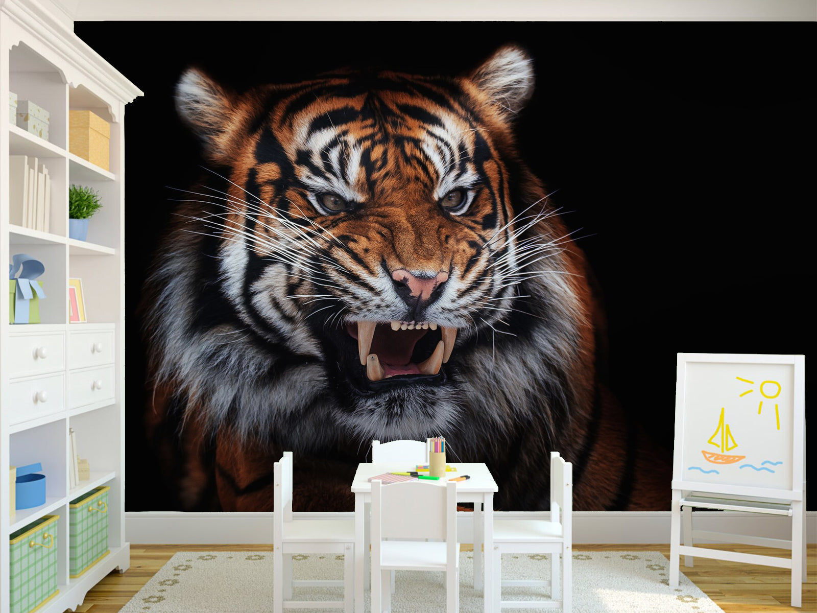 Fototapete Tiger Böser Blick
