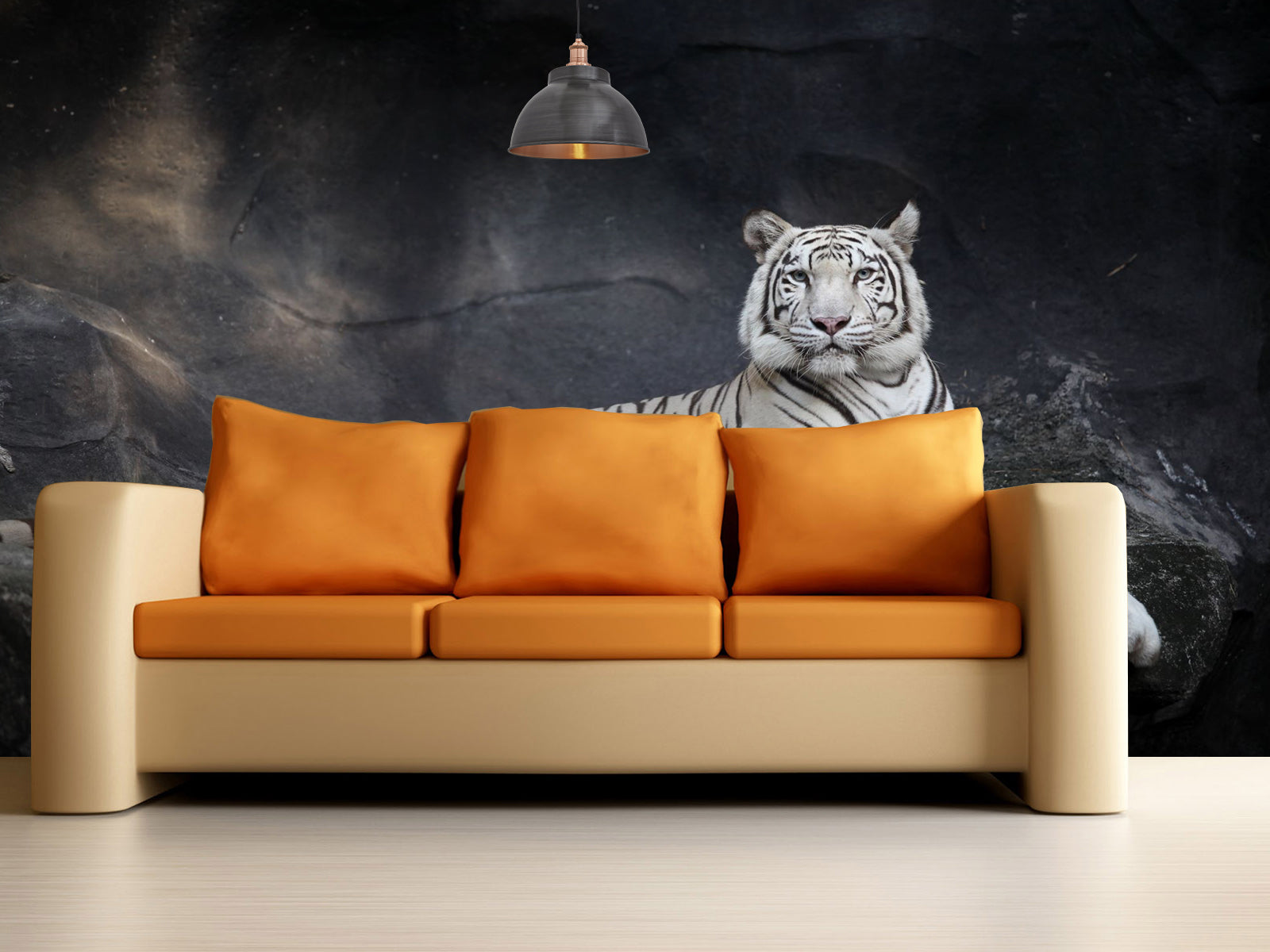 Fototapete Weißer Tiger