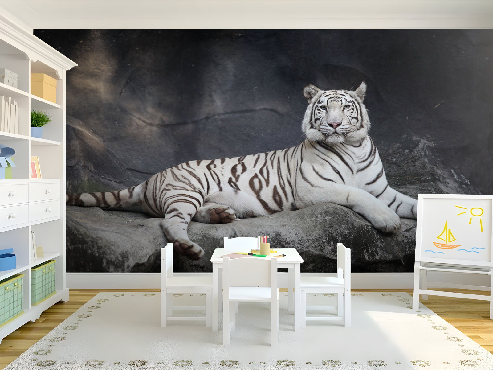 Fototapete Weißer Tiger
