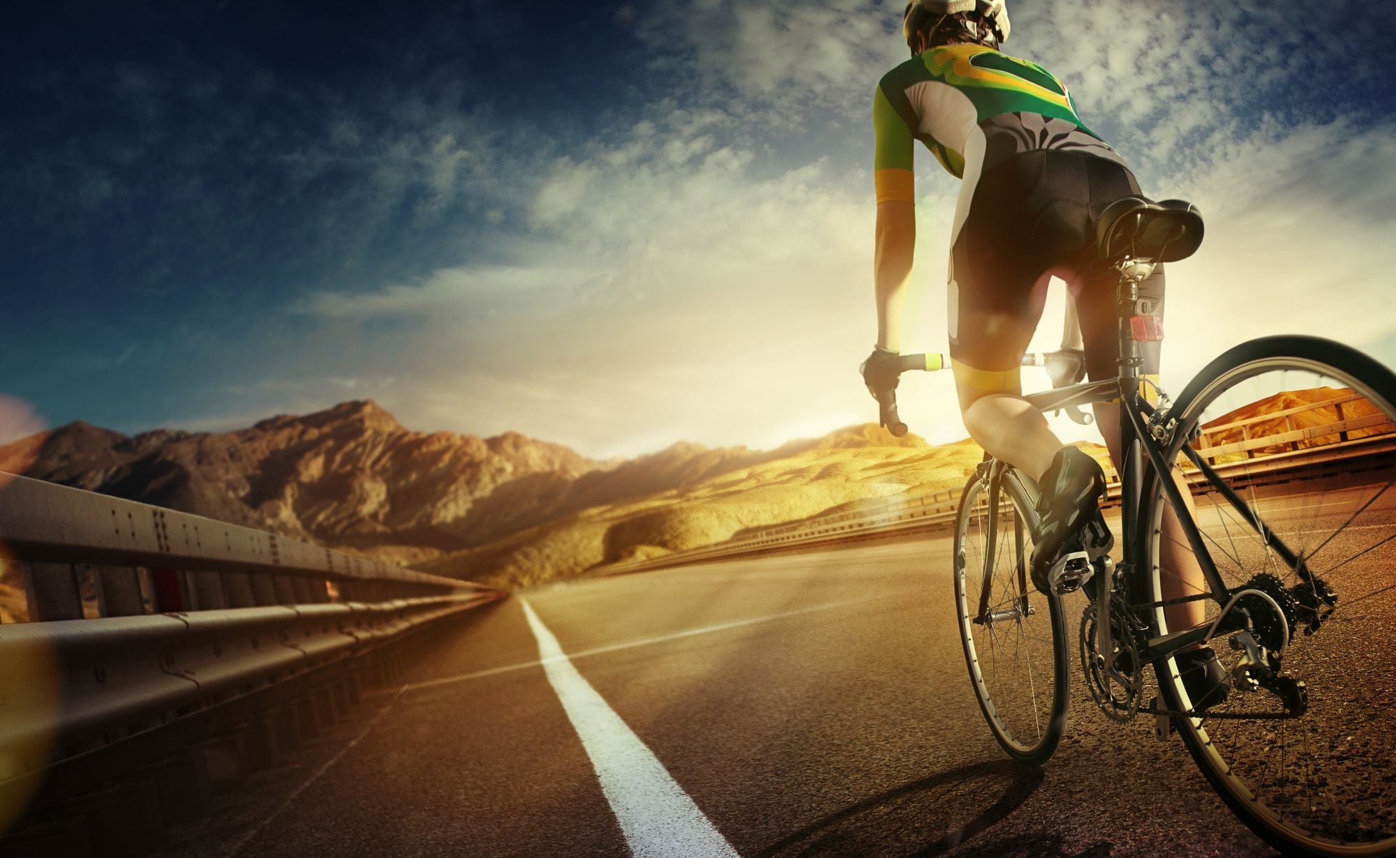 Vlies Tapete XXL Poster Fototapete Rennrad Fitness Sport