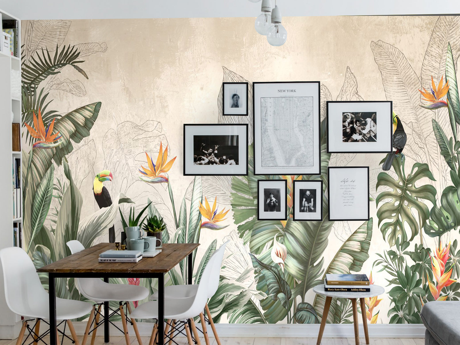 Vlies Tapete XXL Poster Fototapete Pflanzen Motiv exotisch
