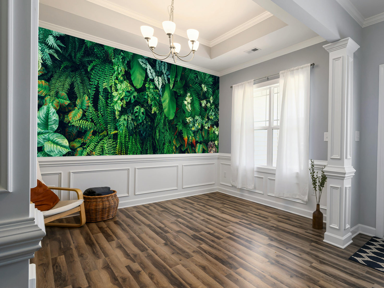 Vlies Tapete XXL Poster Fototapete Urwald grüne Wälder