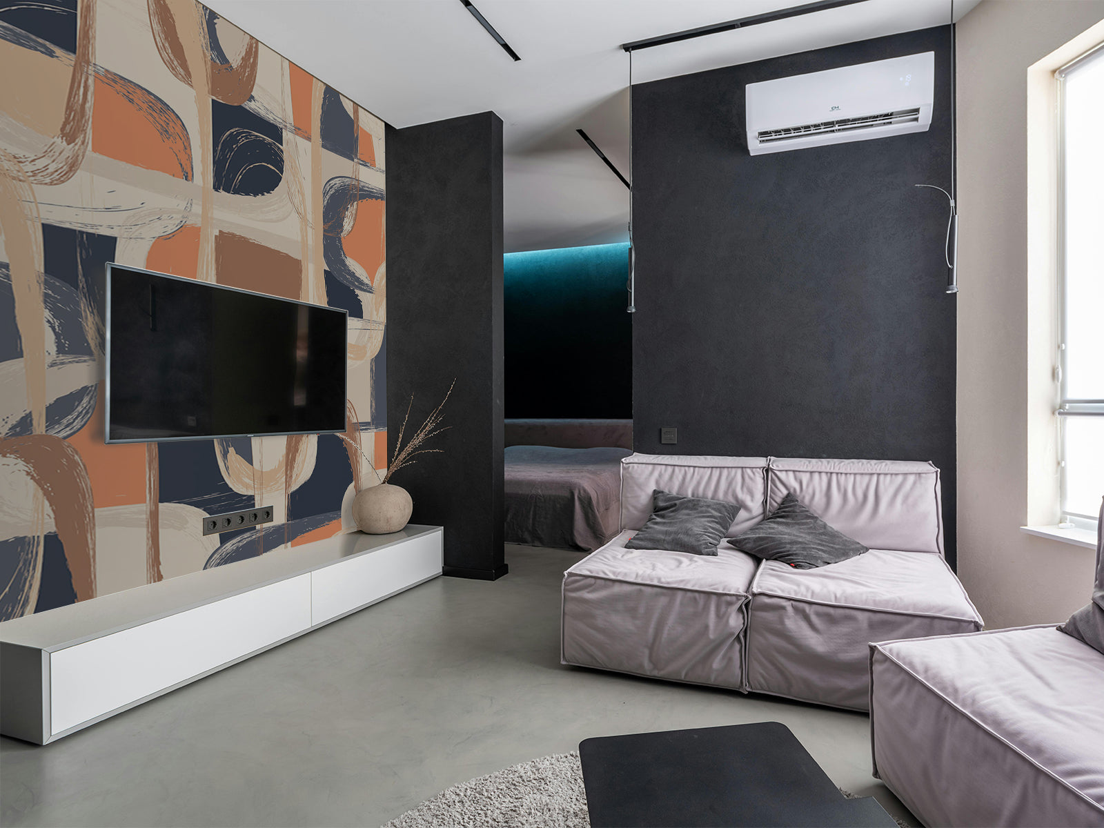 Fototapete Modern Muster Farbe