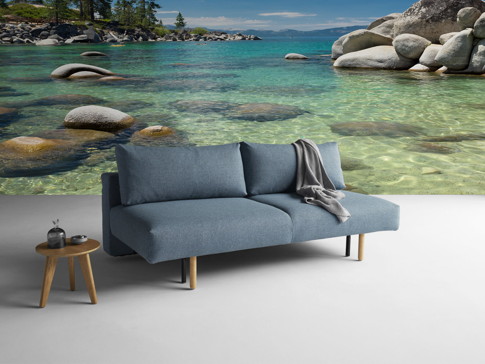Fototapete Bucht Wasser Steine
