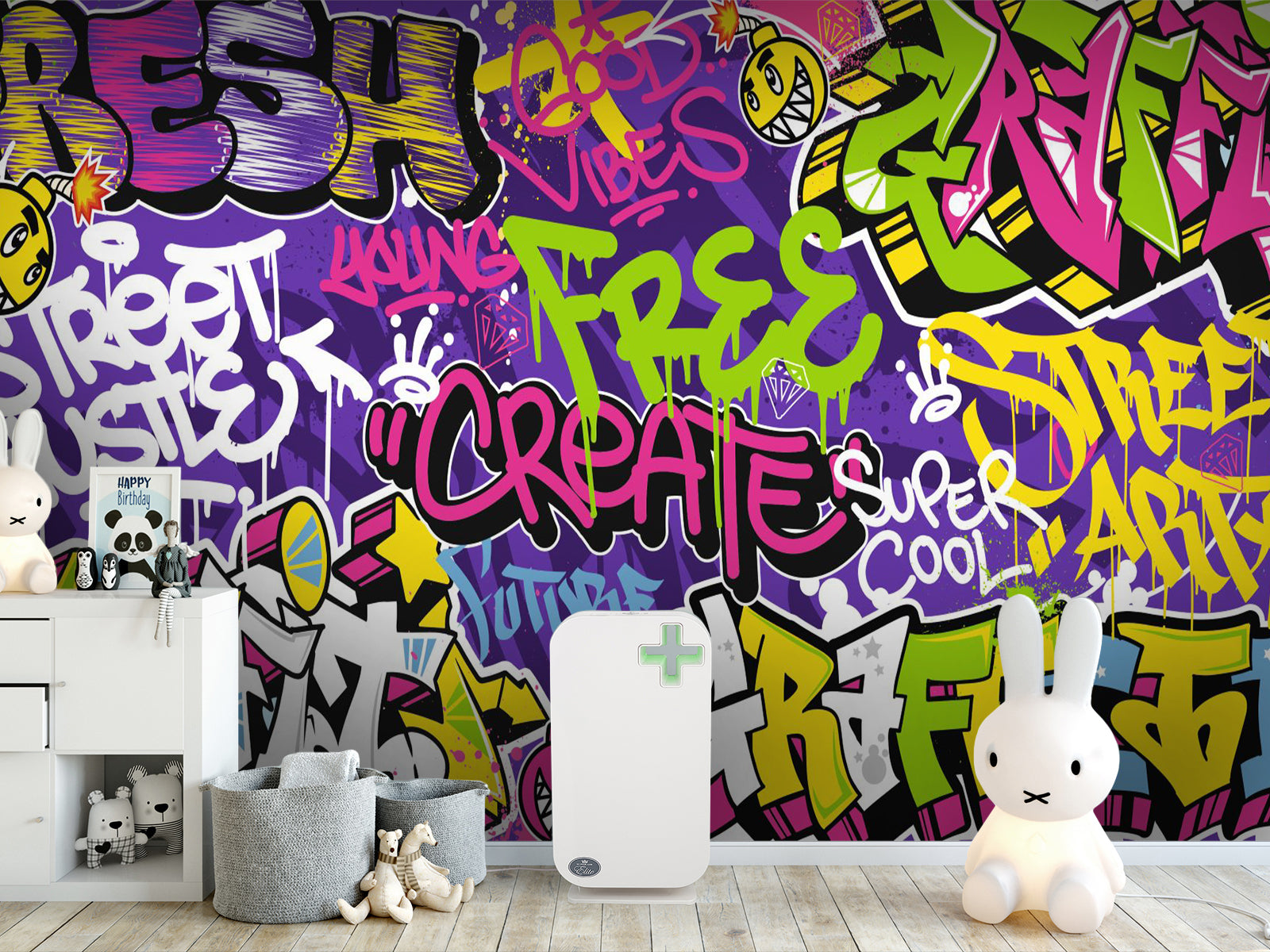 Fototapete Graffiti Fresh Color