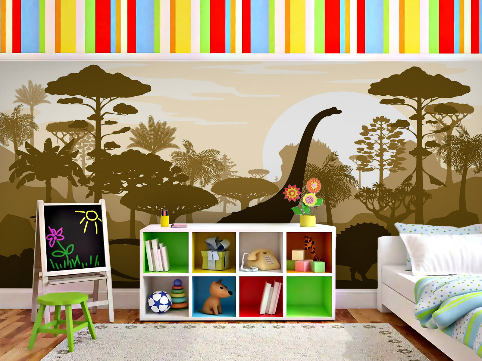 Fototapete Dinosaurier Schatten