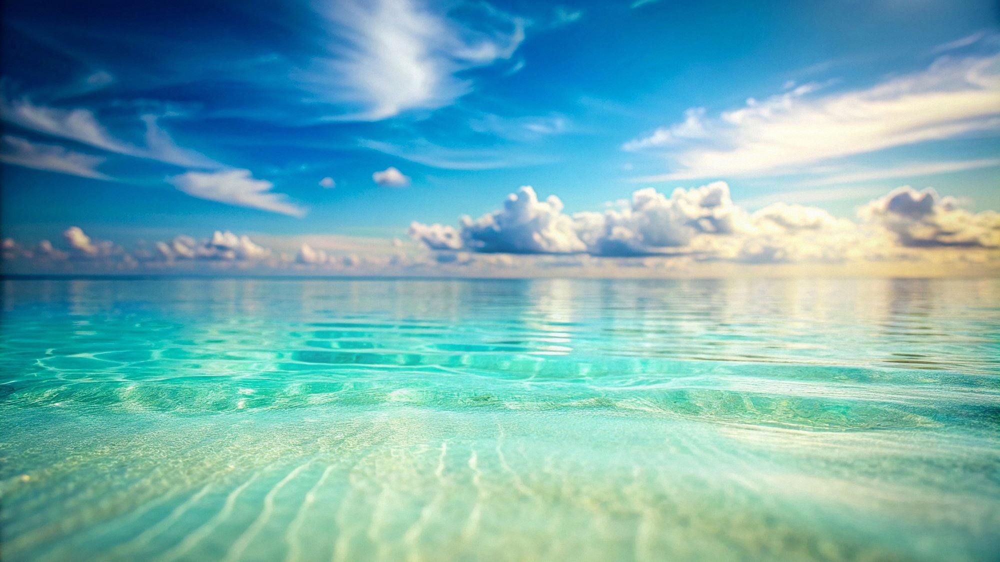 Fototapete Türkises Wasser Meer