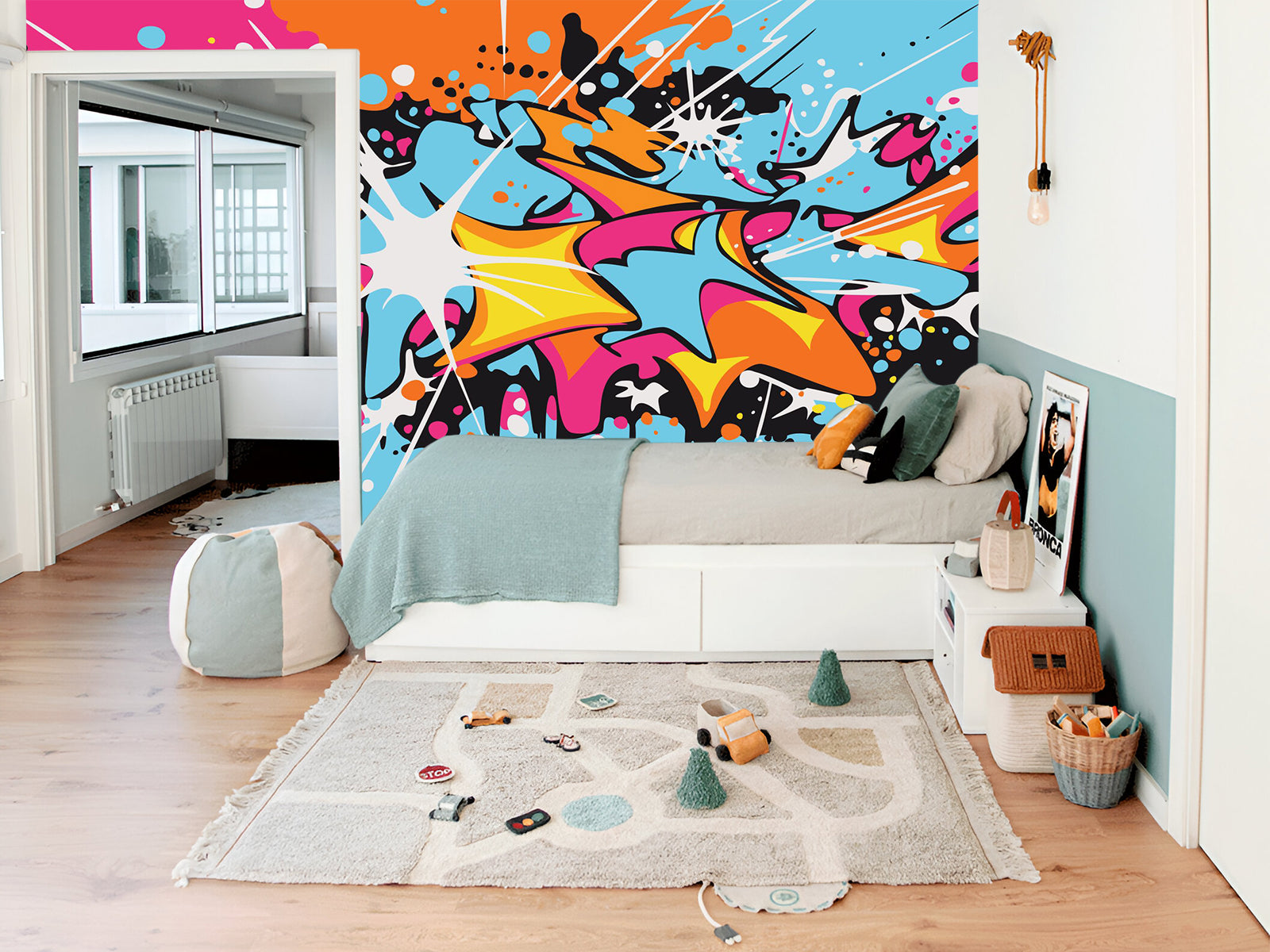 Fototapete Graffiti Splash