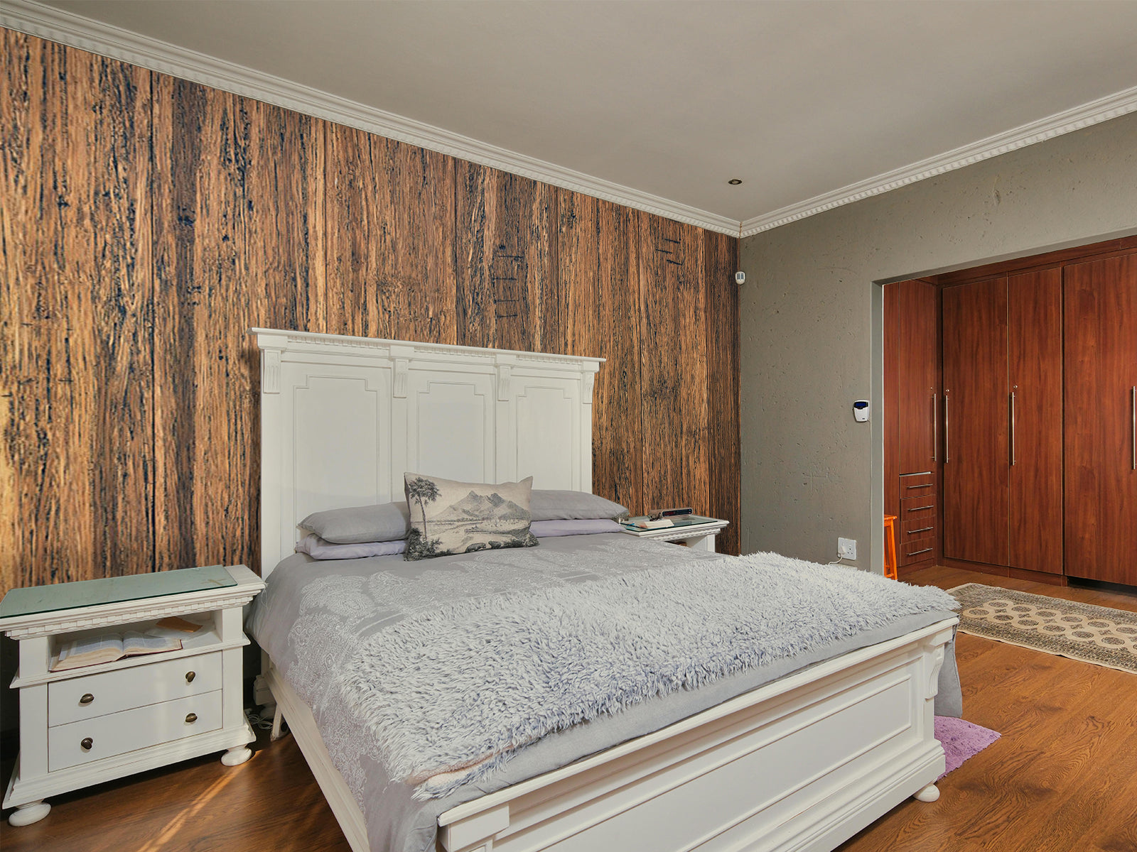 Fototapete Holz Dunkel Rustikal