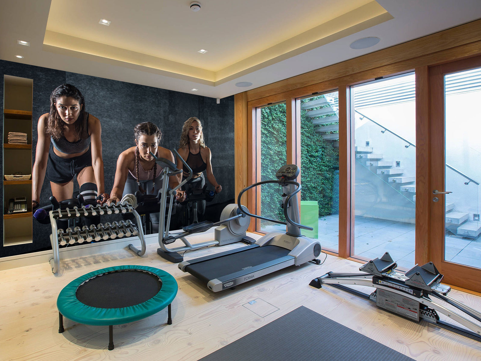 Fototapete Fitness Frauen Sport