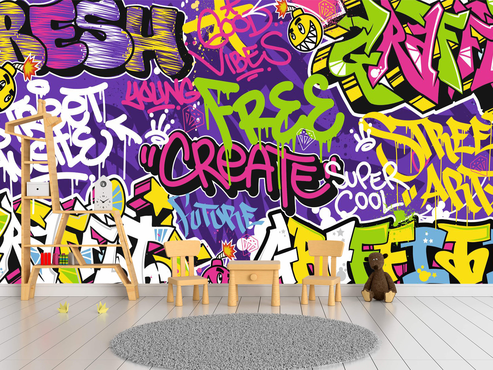 Fototapete Graffiti Fresh Color