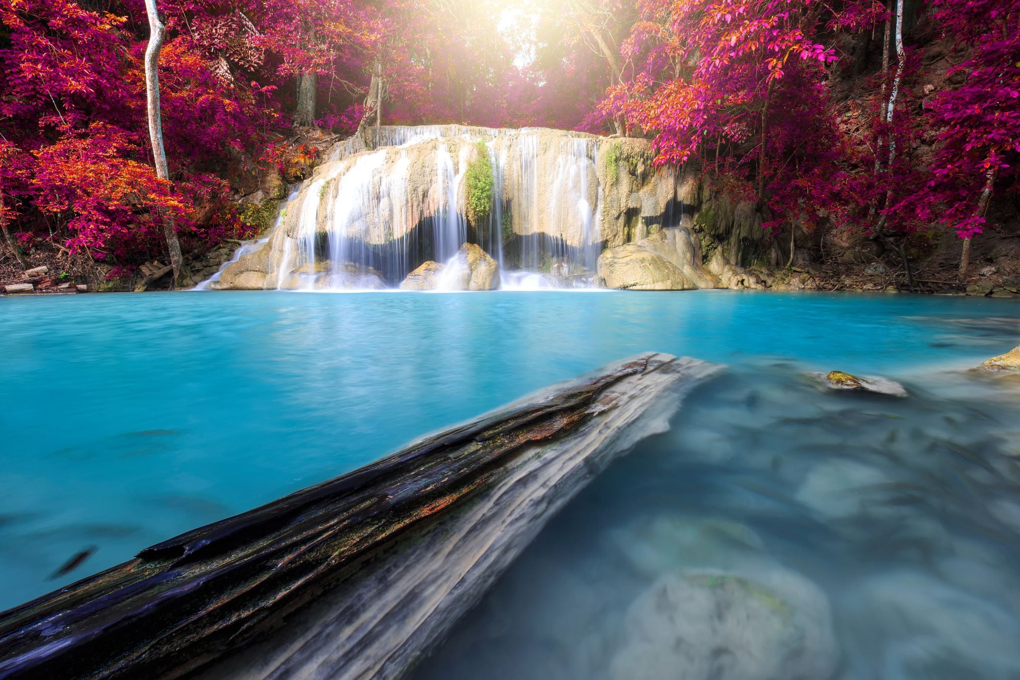 Fototapete Wasserfall