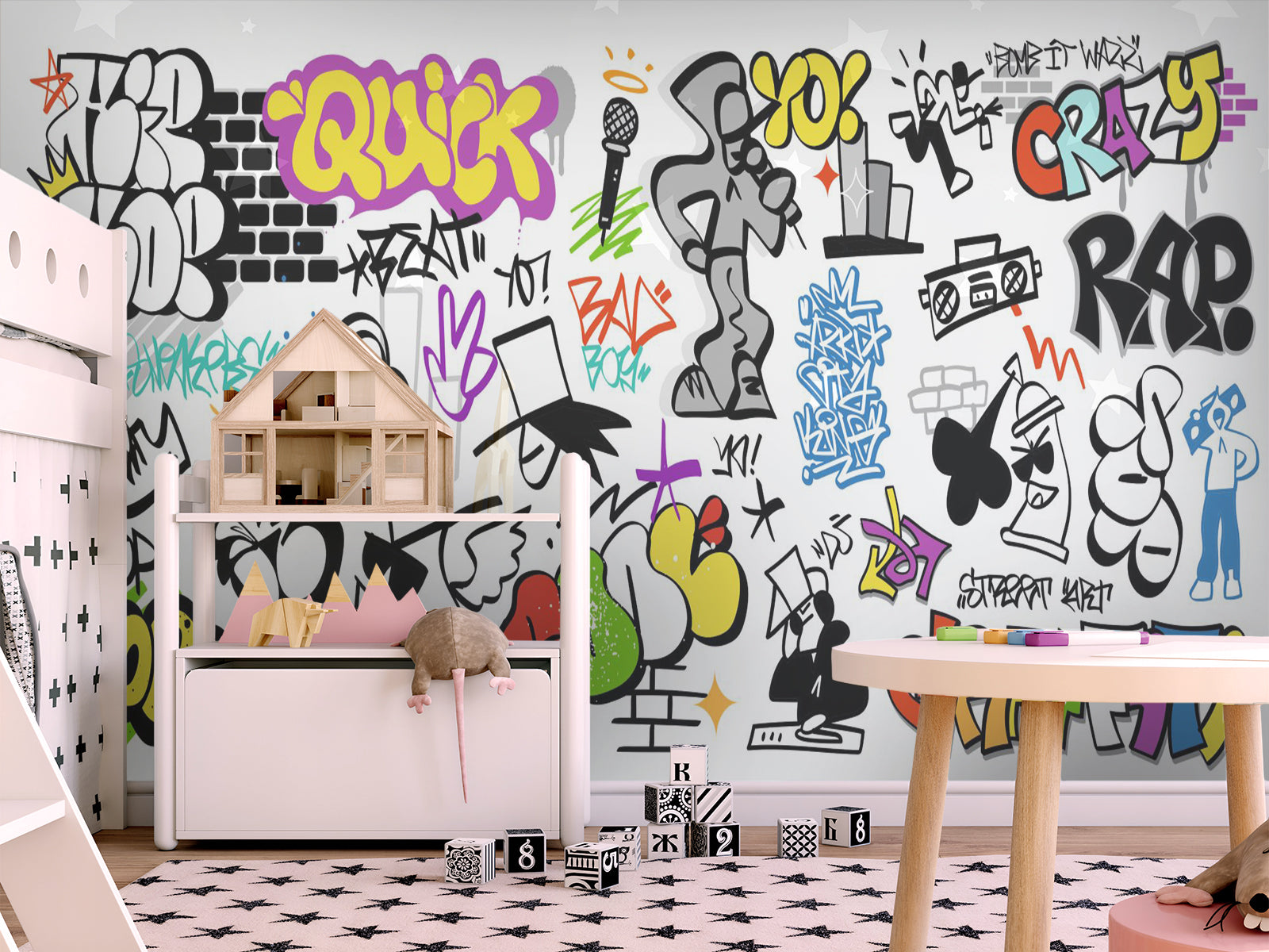 Fototapete Graffiti Rap Hip Hop