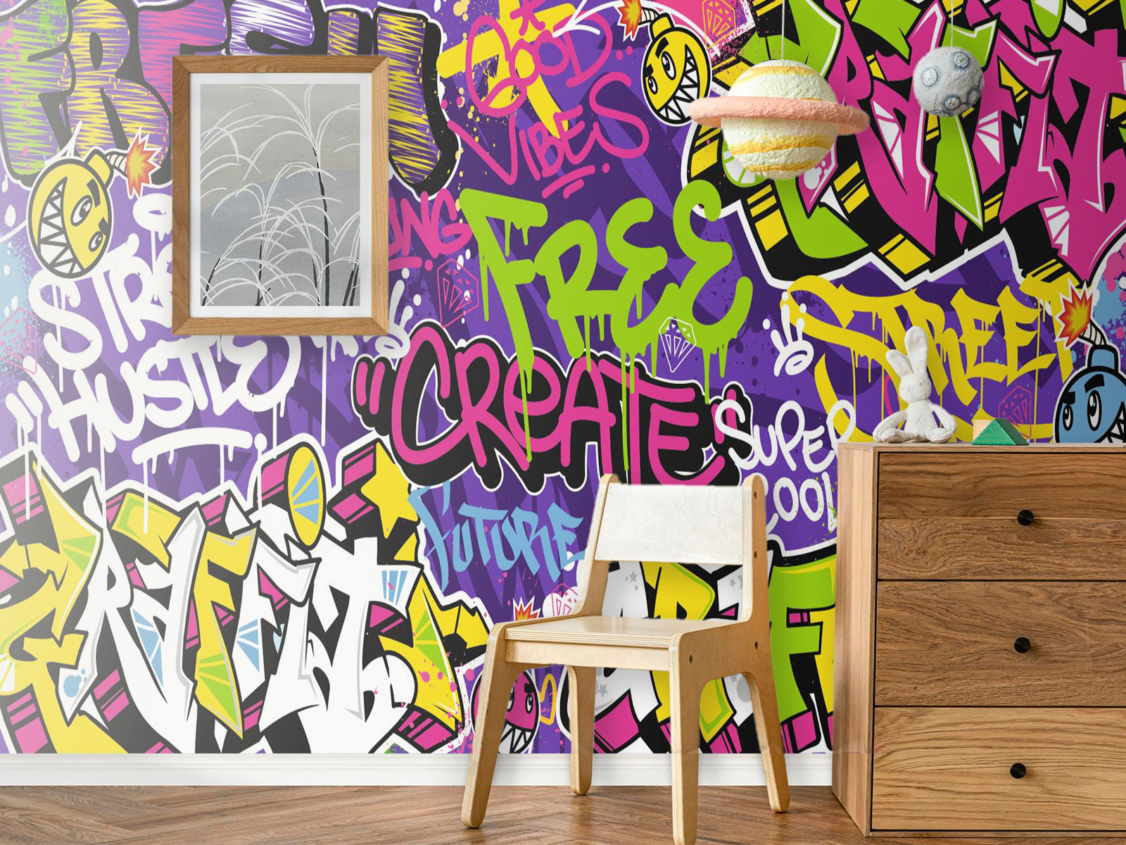 Fototapete Graffiti Fresh Color