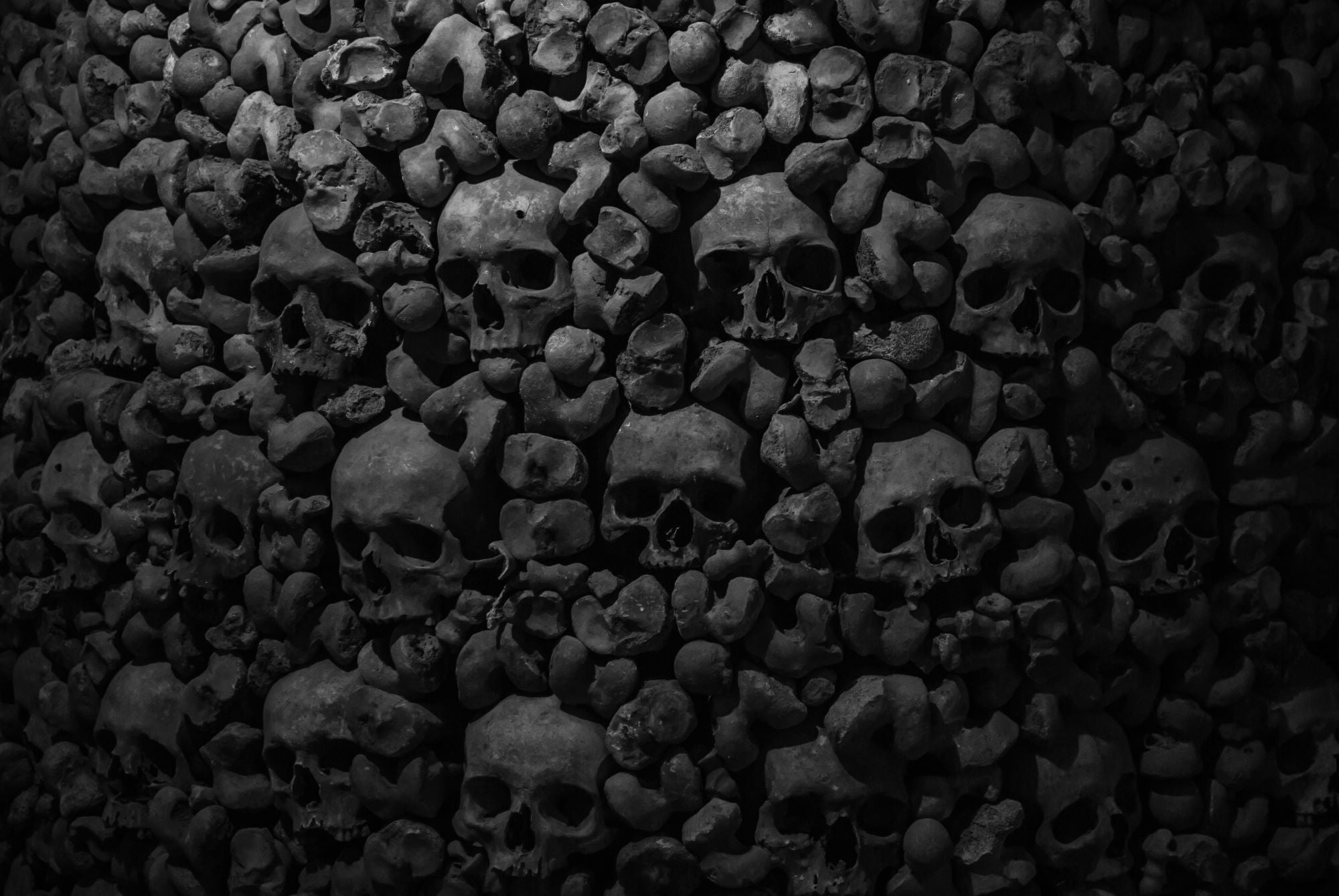 Fototapete Schädel Berg Totenkopf