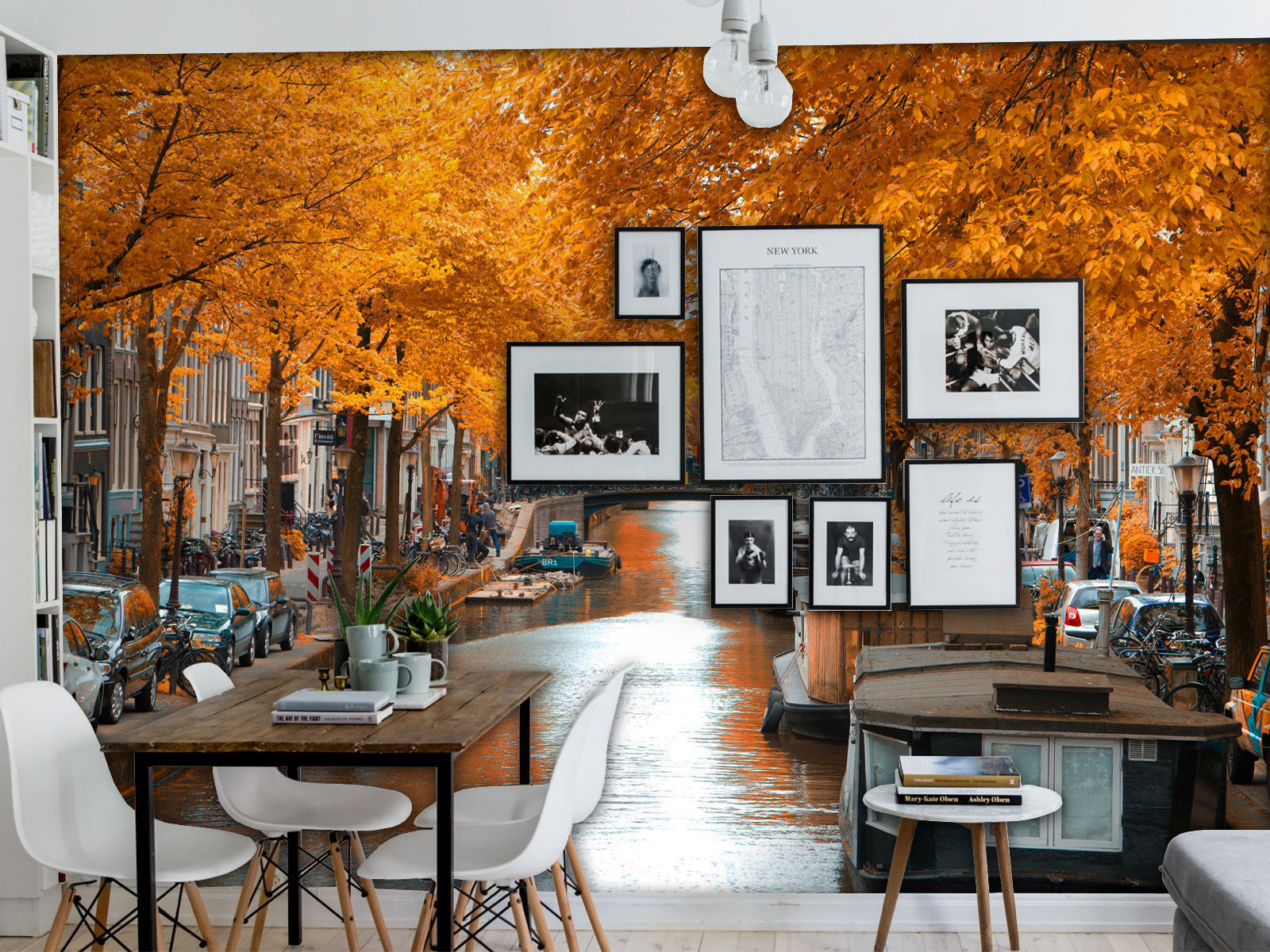 Fototapete Herbst in der Stadt
