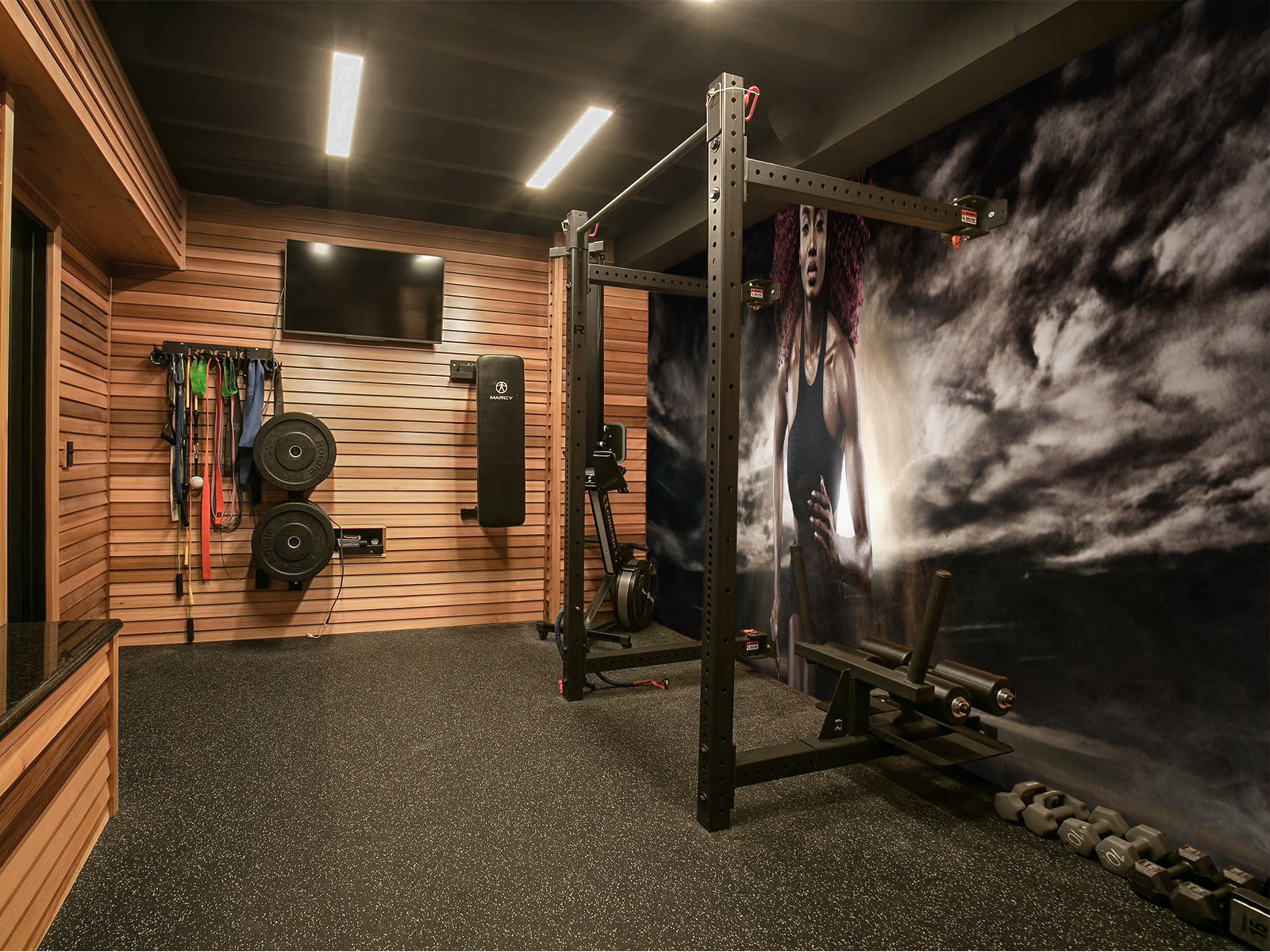 Fototapete Fitness Sport Frau Laufen