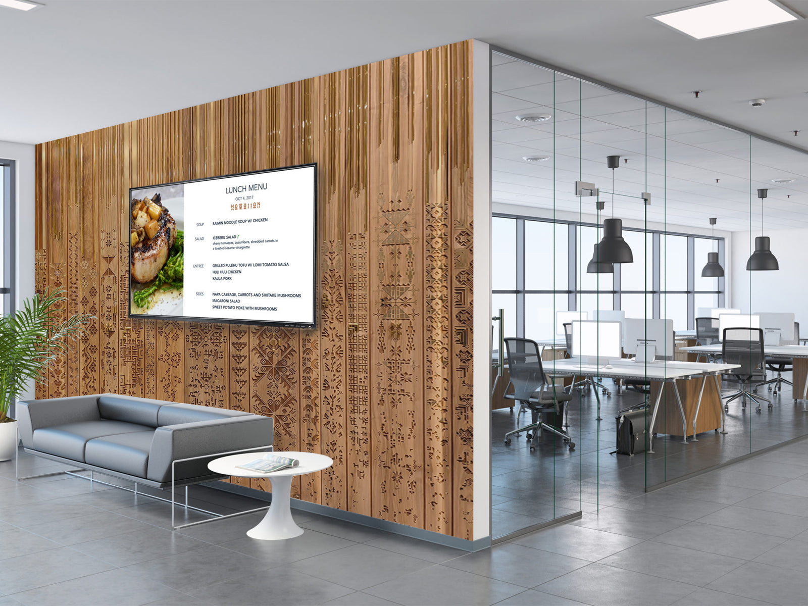 Fototapete Holzbretter mit Muster