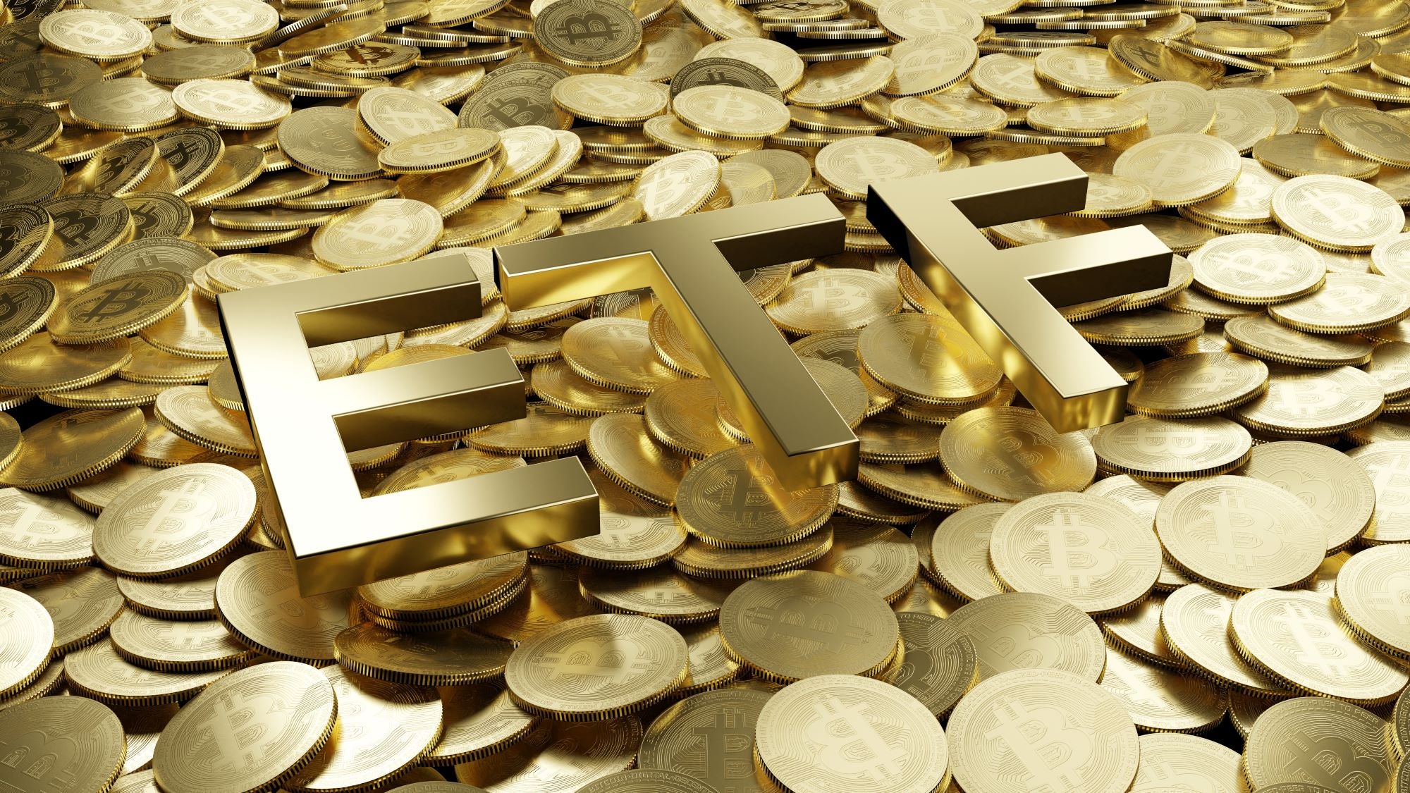 Fototapete ETF Coin Münzen