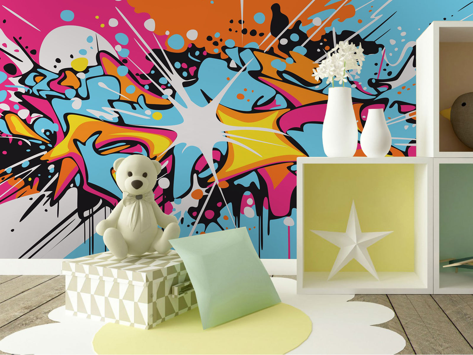 Fototapete Graffiti Splash