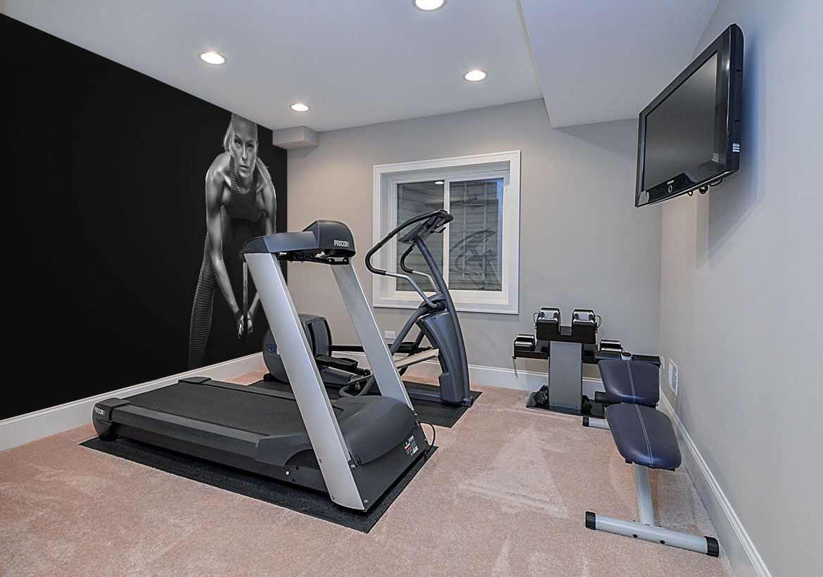Fototapete Fitnessmodel Sport Frau