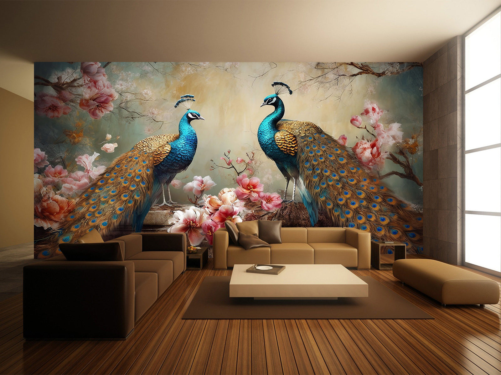 Fototapete Vogel Pfau