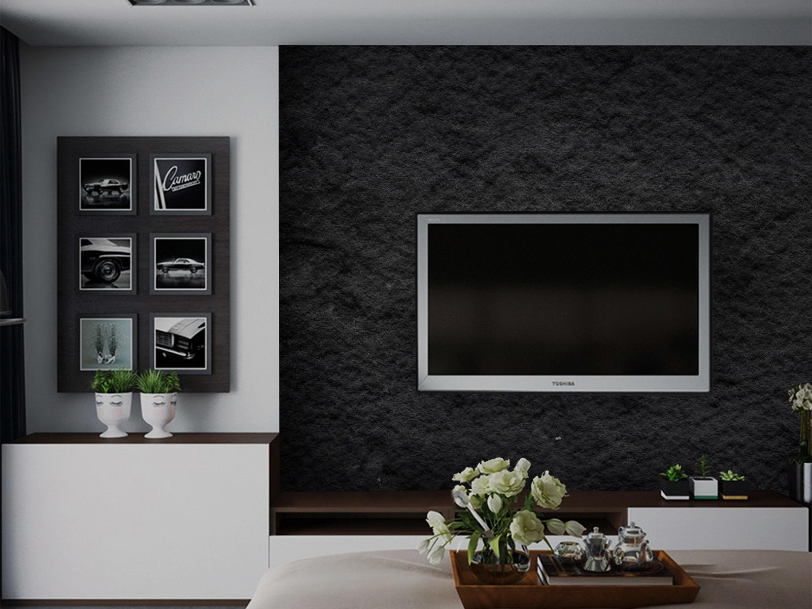 Fototapete Beton dunkelgrau