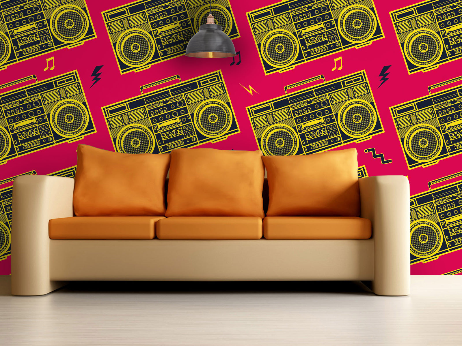 Fototapete Retro Radio