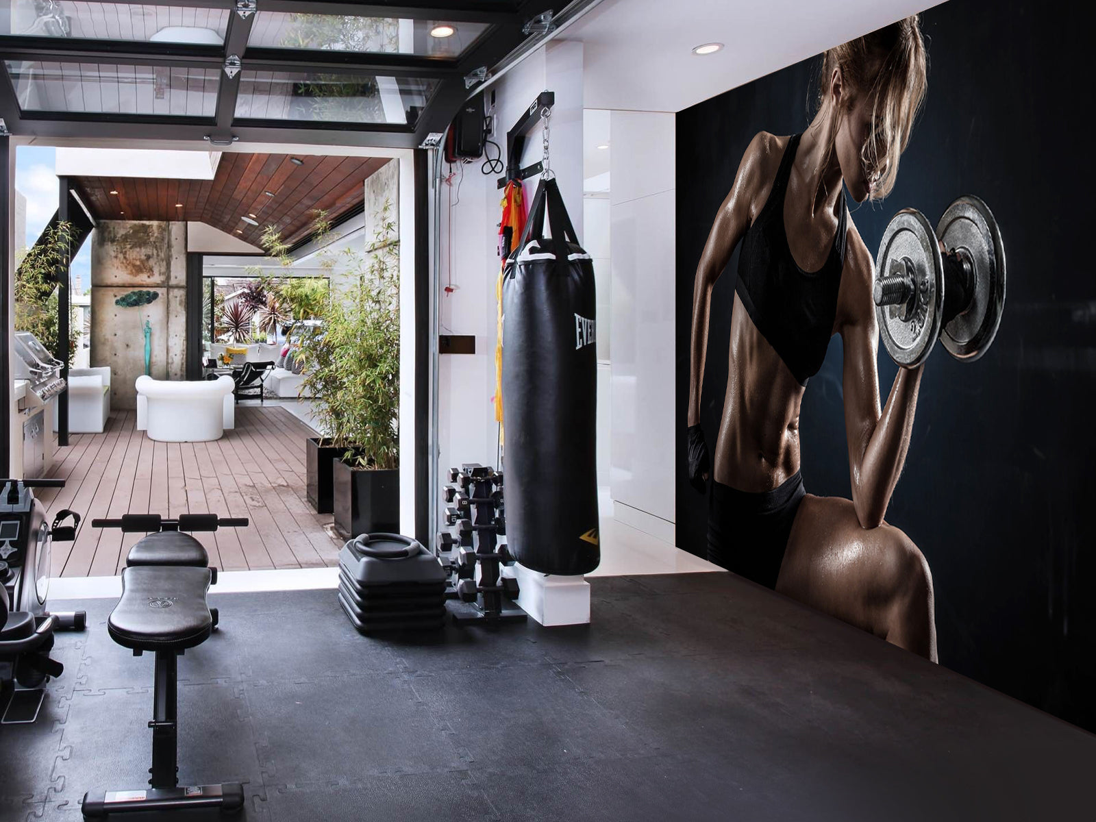 Fototapete Sport Frau