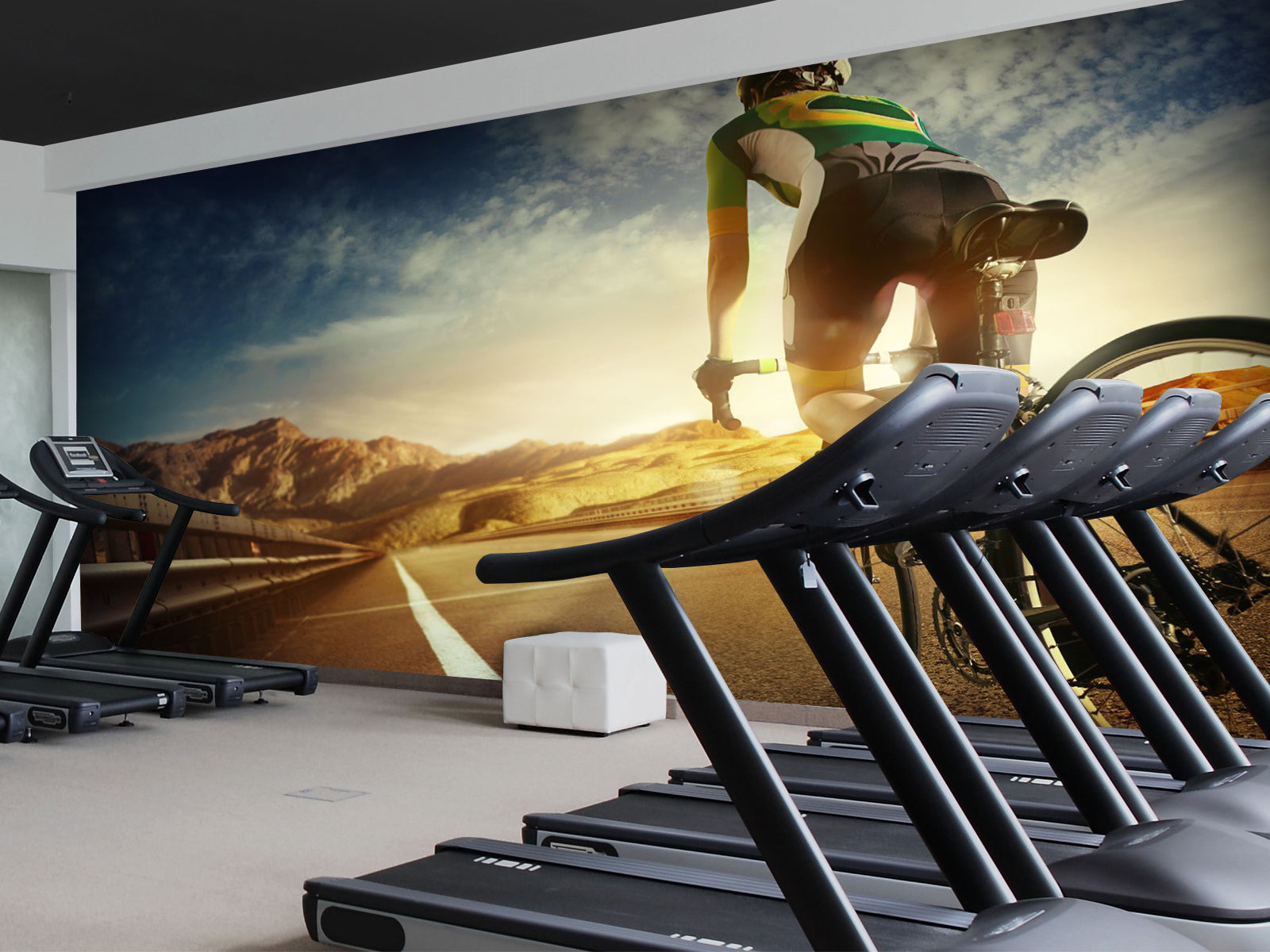 Fototapete Rennrad Fitness Sport