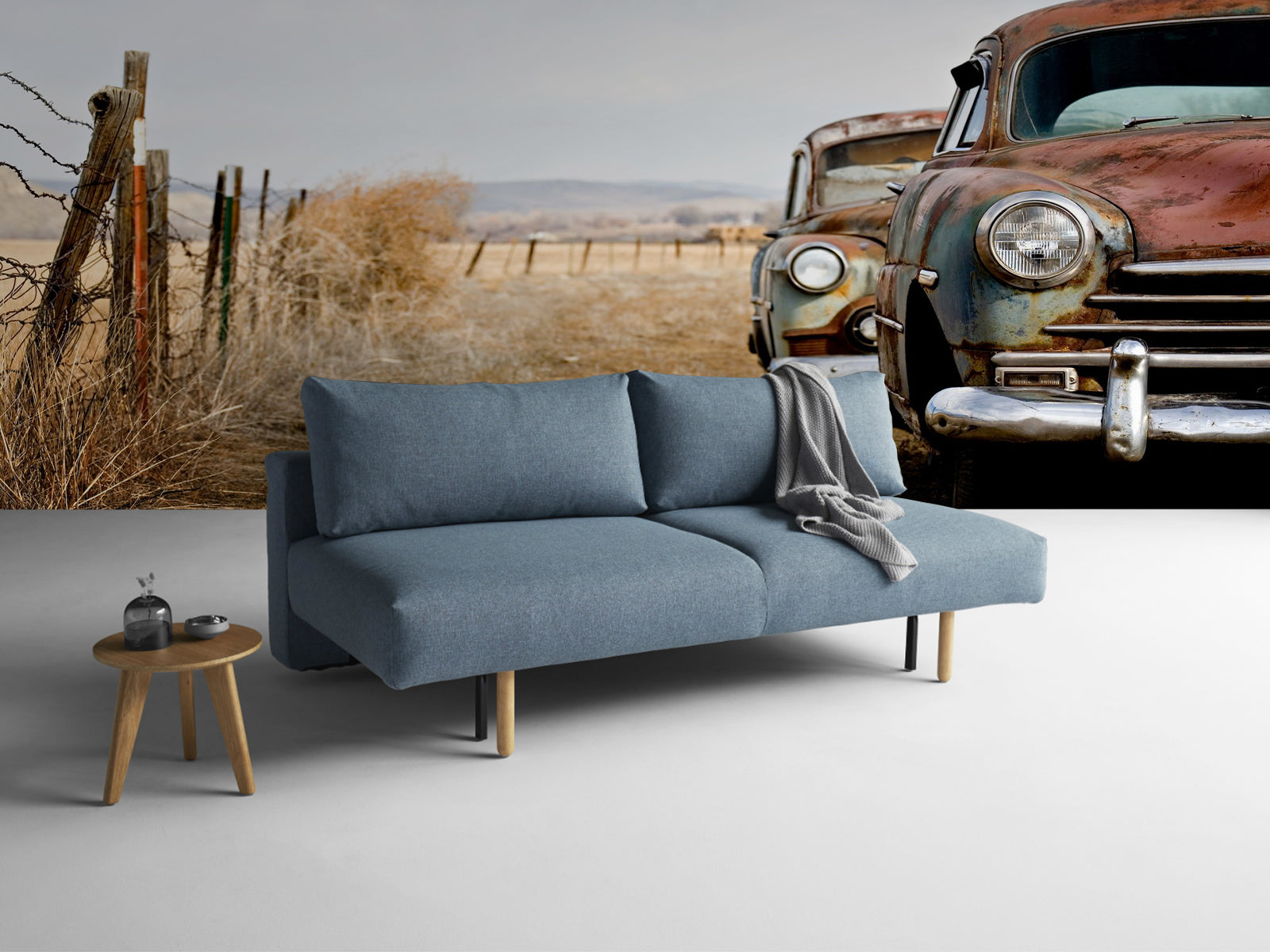 Fototapete rostige Oldtimer