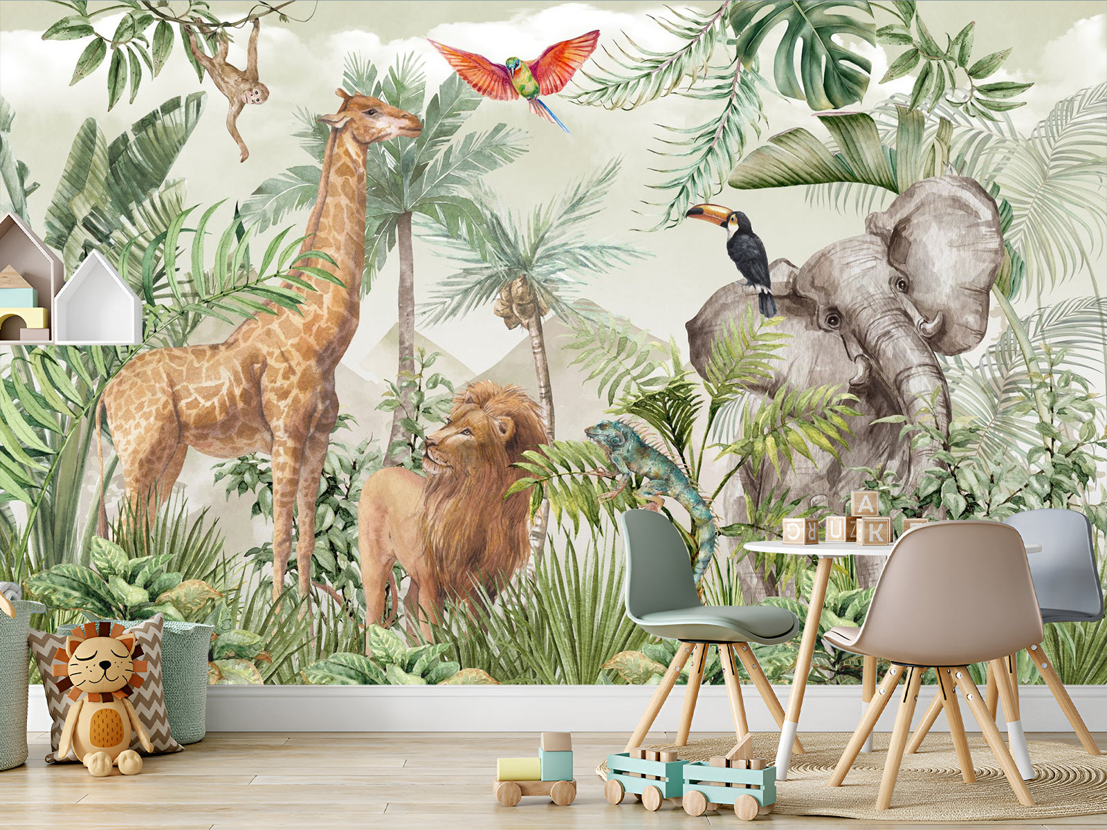Fototapete Exotische Tiere Jungle