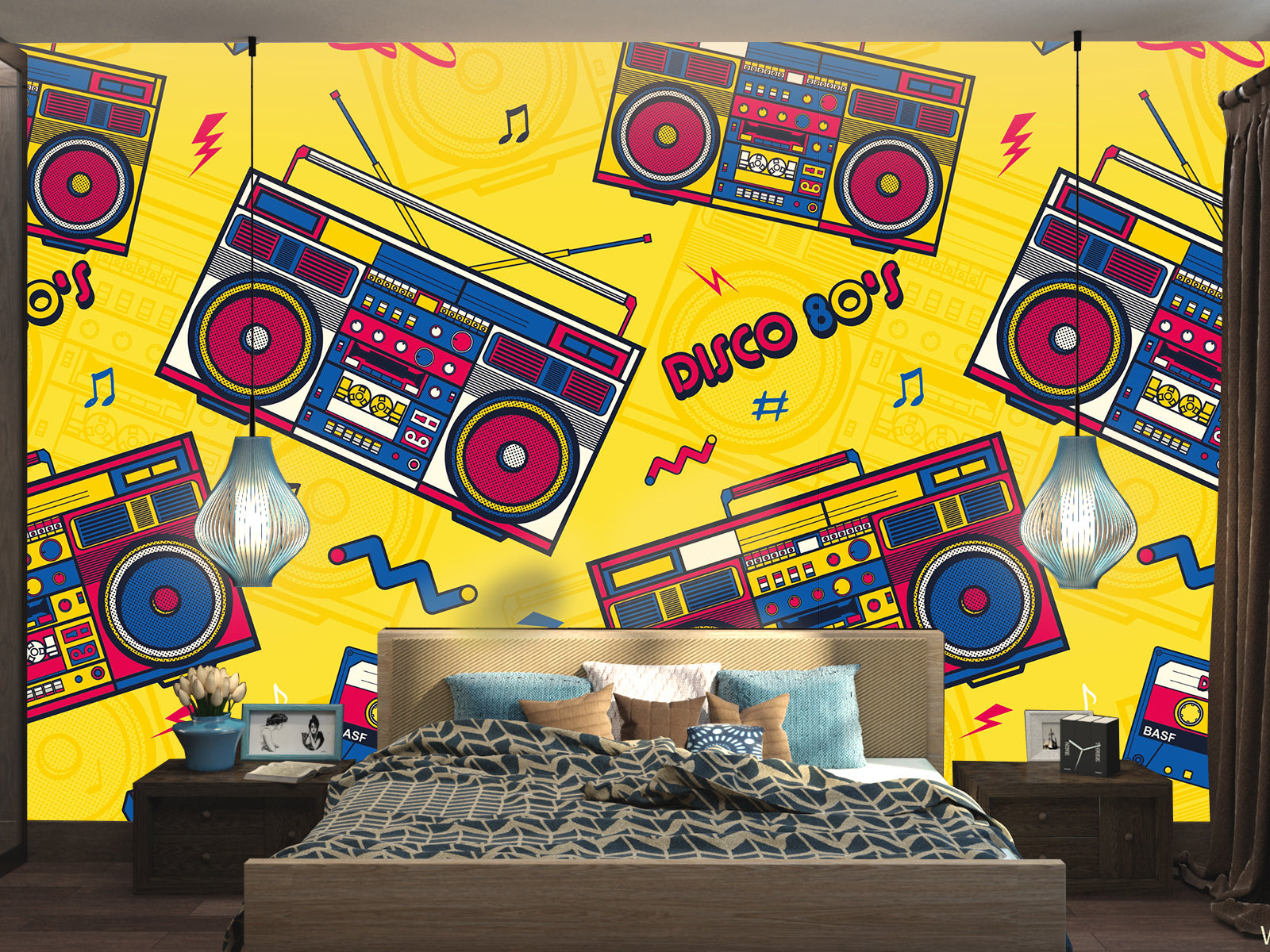 Fototapete Vintage Radio