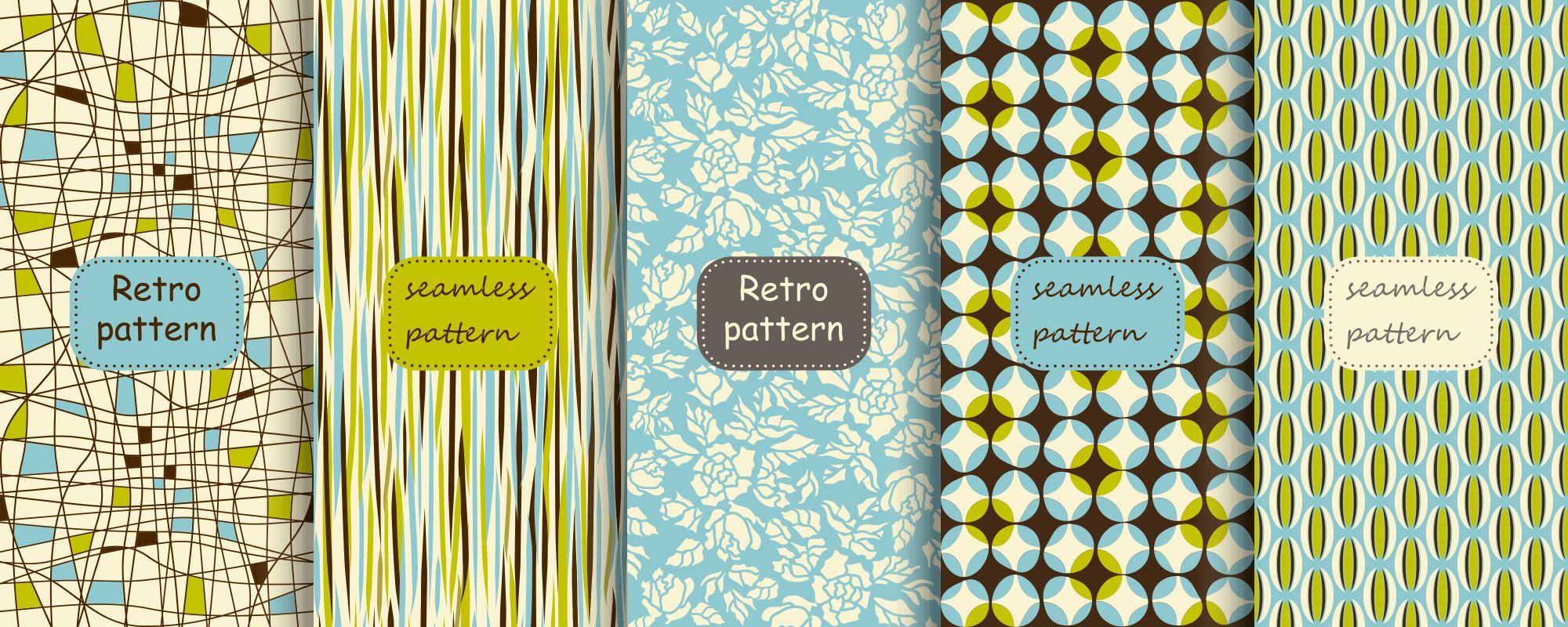 Fototapete Vintage Gelb Blau