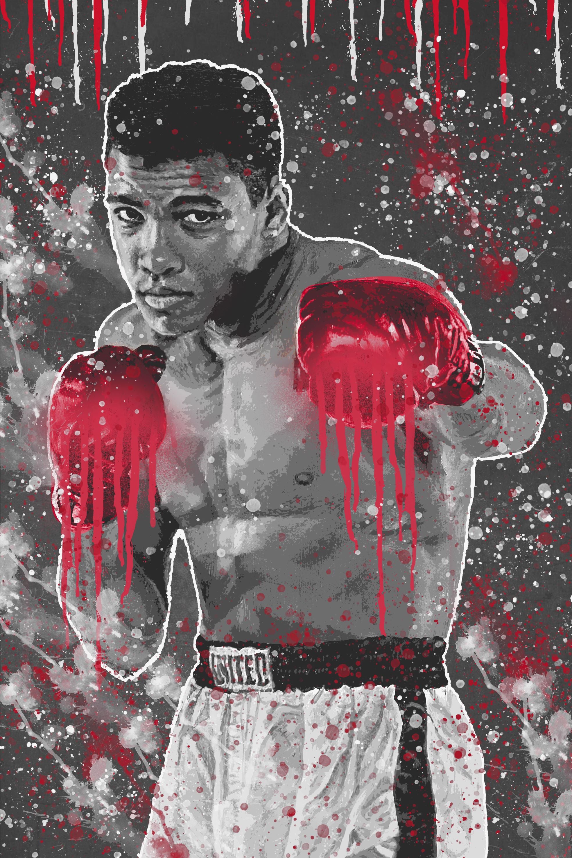 Vlies Tapete XXL Poster Fototapete Muhammad Ali