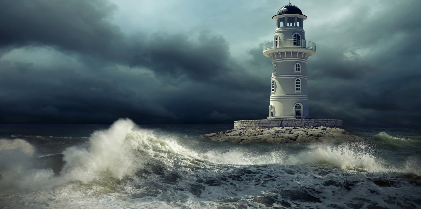 p0096-magnettafel-pinnwand-magnetbild-leuchtturm-hell-see