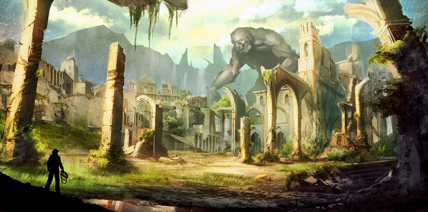p0113-magnettafel-pinnwand-bild-ruine-jones-gorilla