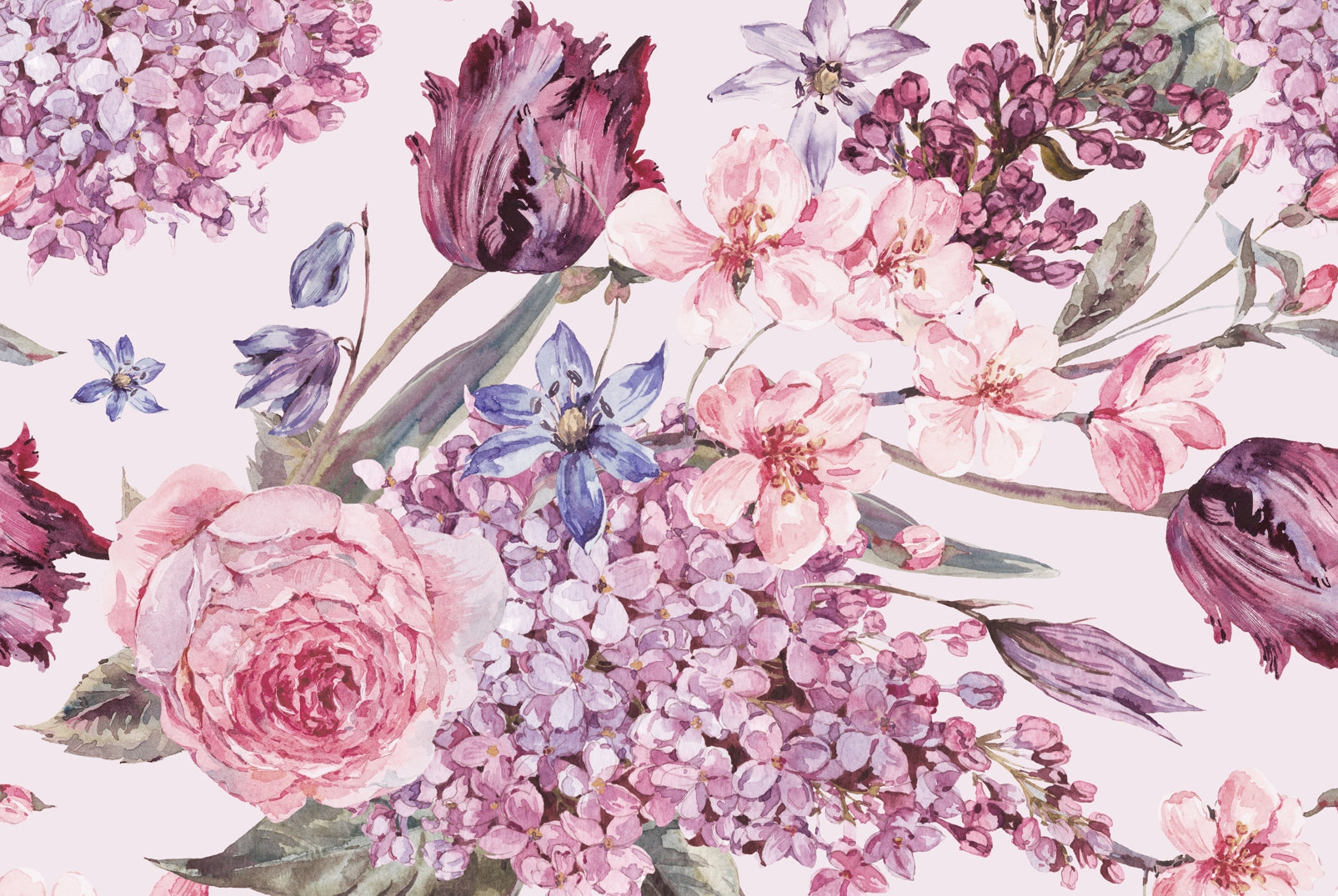 pn0255-60x40-magnettafel-pinnwand-bild-flower-blumen-floral-lila-rosa